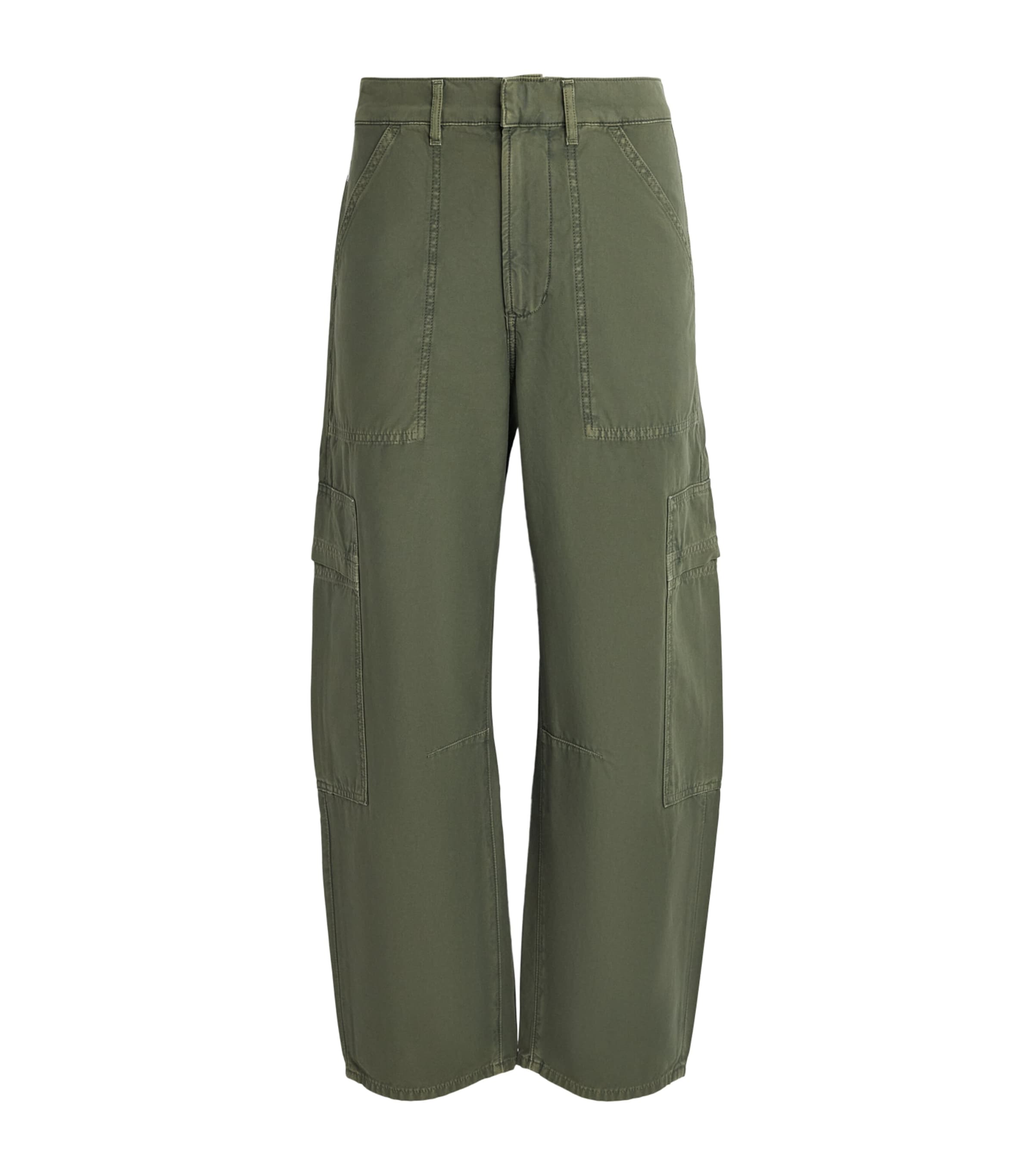 Citizens of Humanity Womens Cotton Marcelle Utility Trousers Surplus