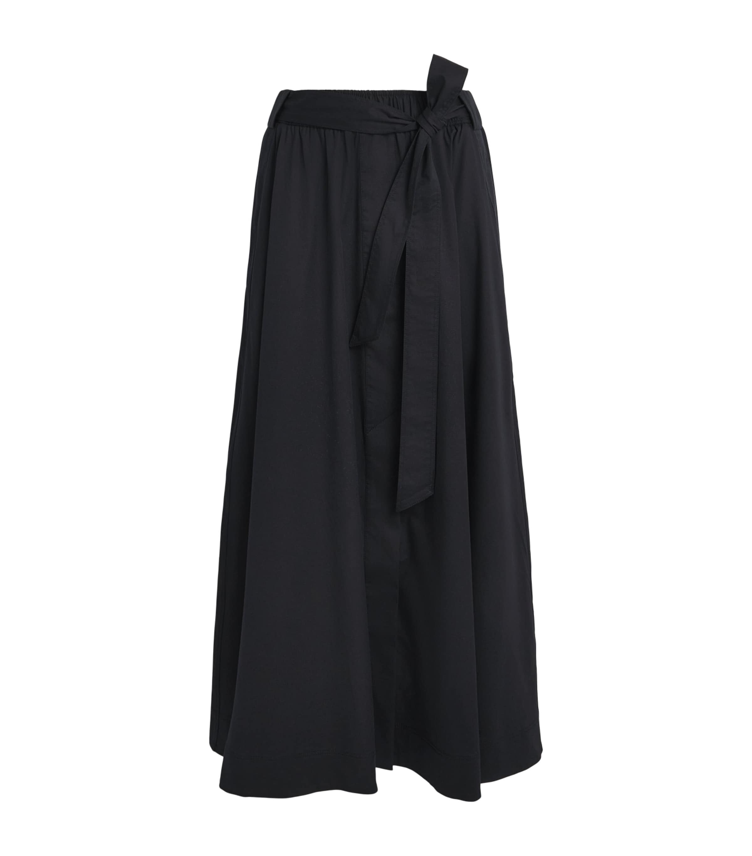 ME+EM Womens Belted Maxi Skirt Black