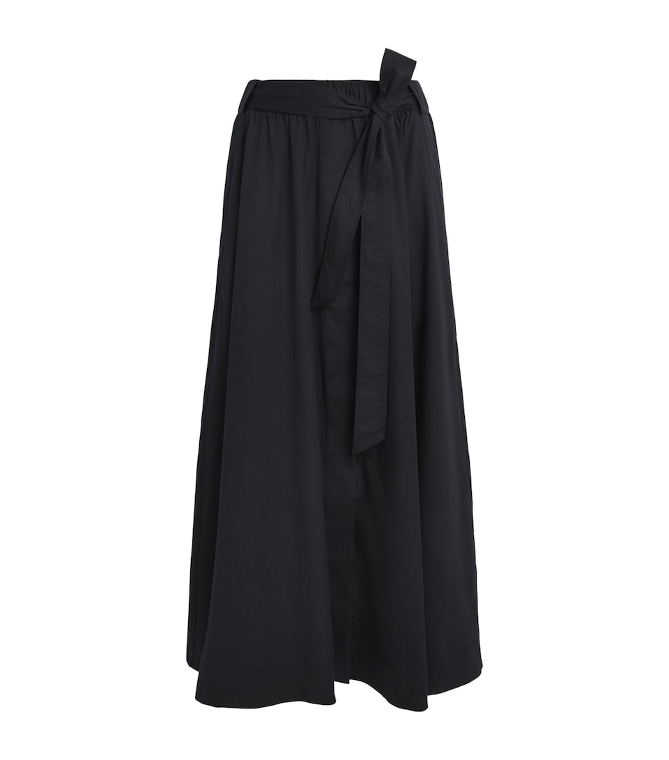 ME+EM Womens Belted Maxi Skirt Black