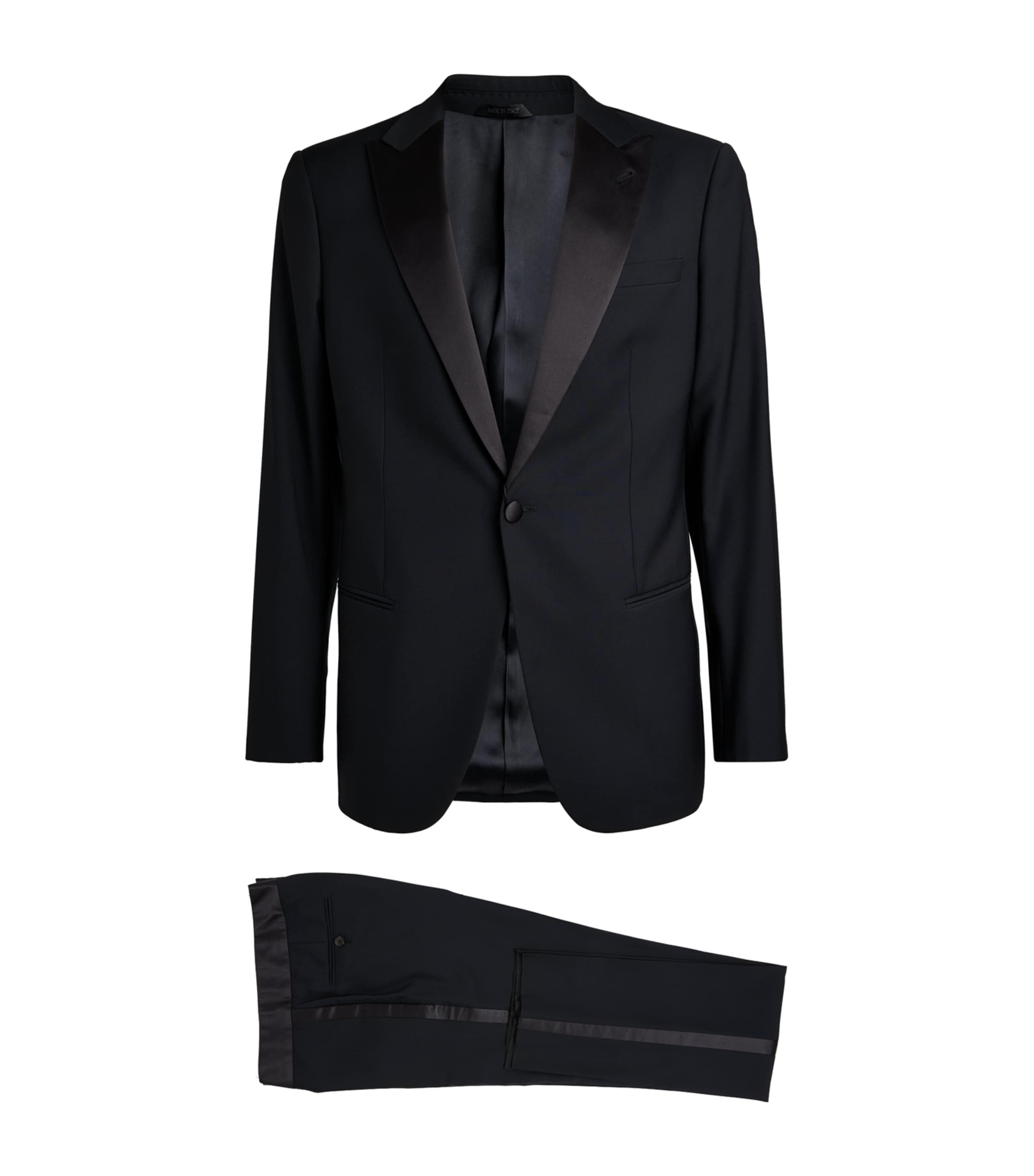 Silk-Trimmed Tuxedo Suit