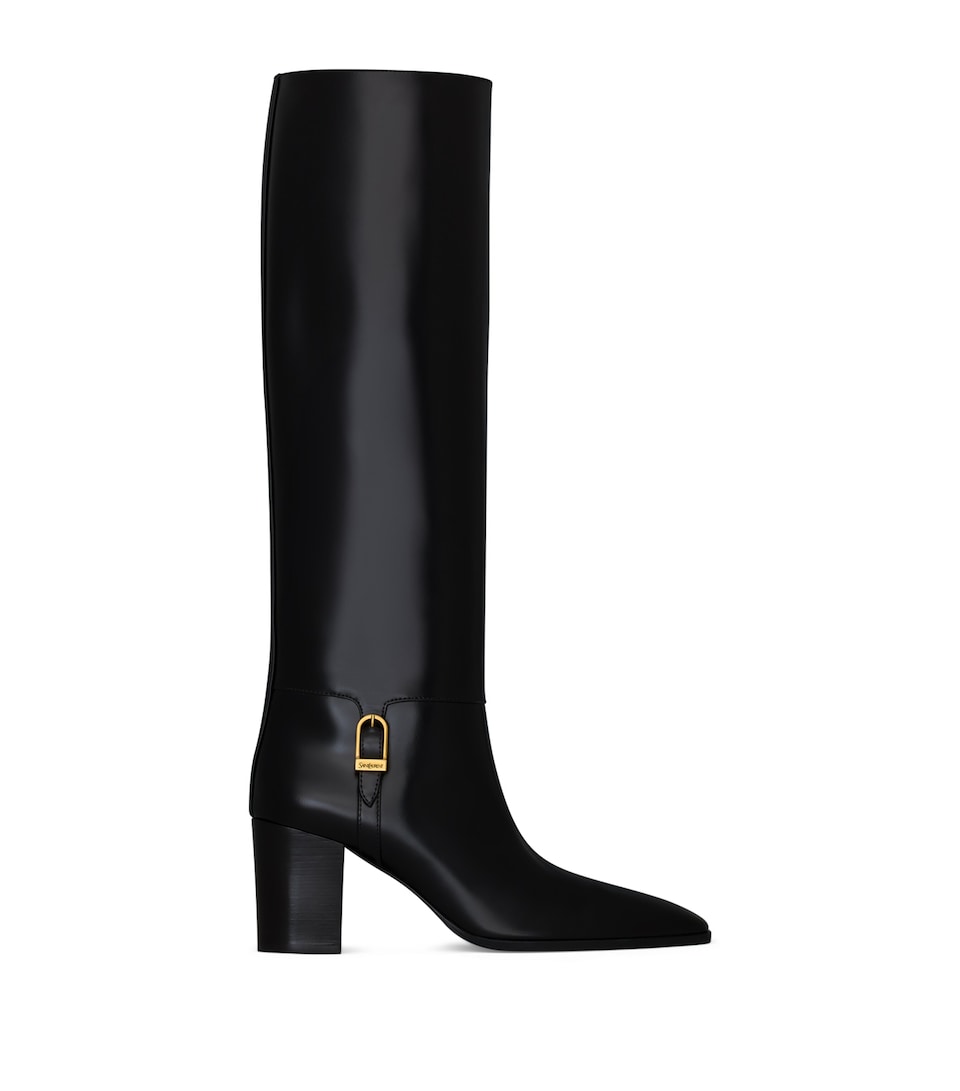 Leather Knee-High Boots 75