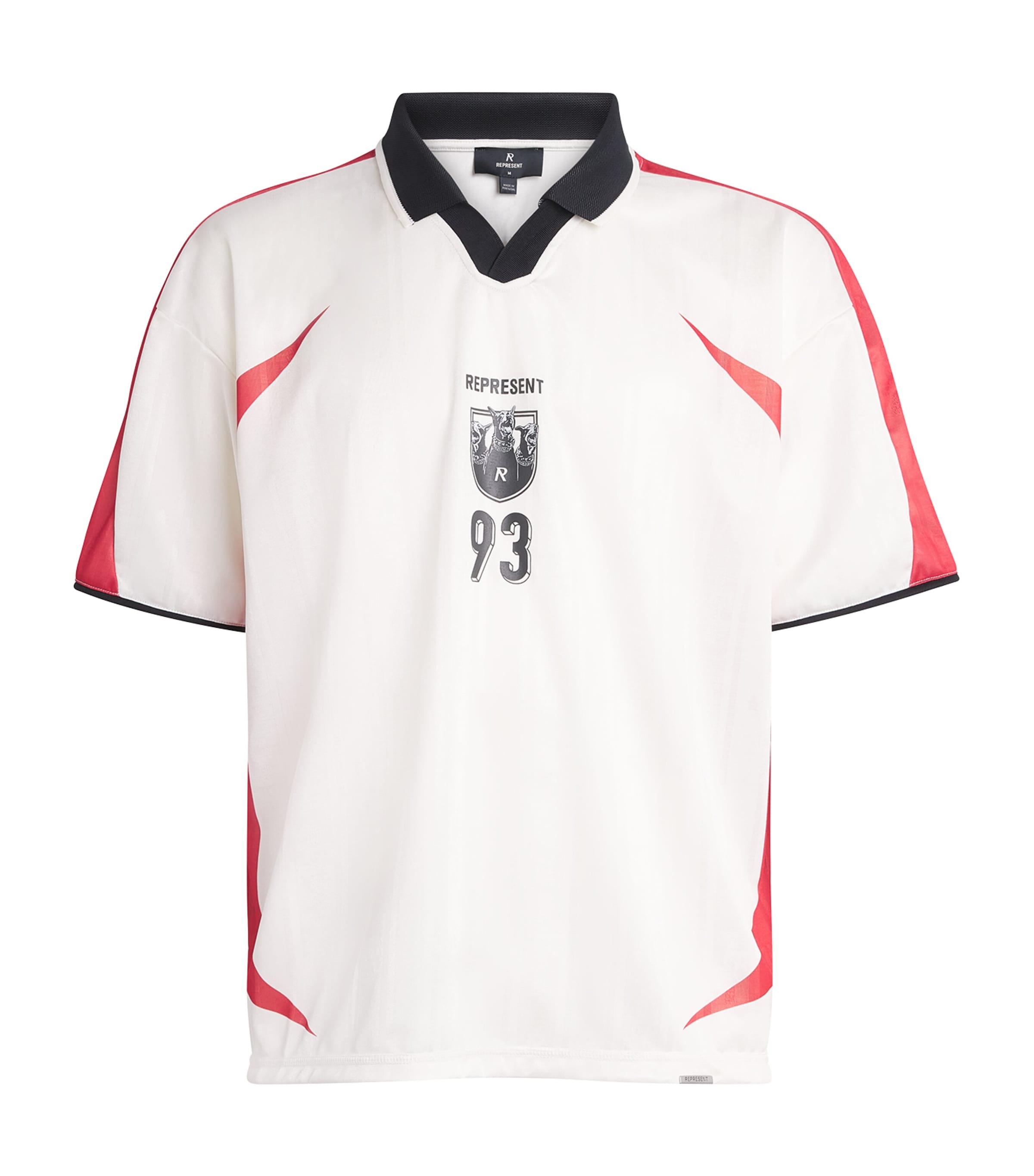 Represent Mens Spike Football Top Flat White