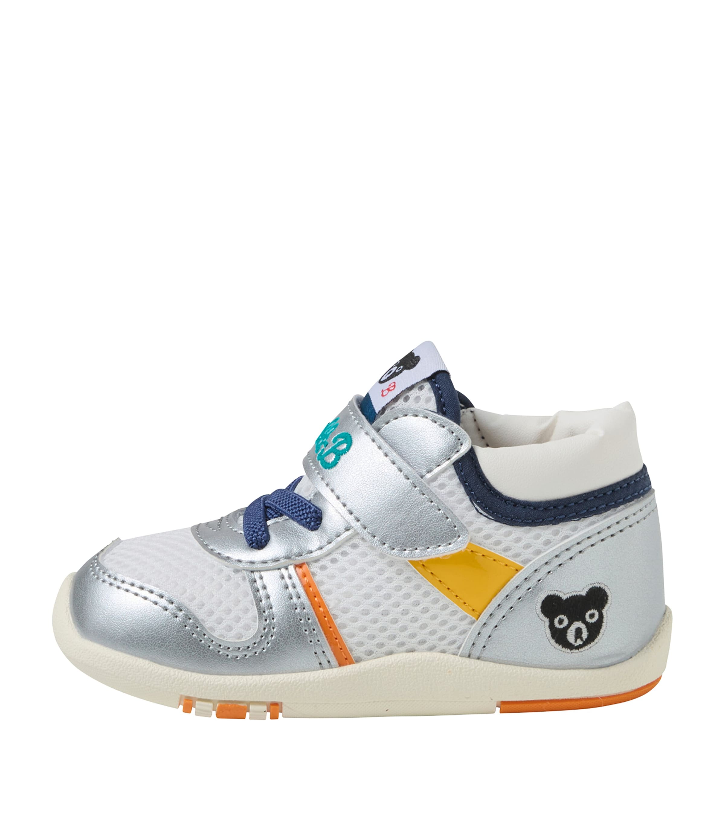 Miki House Faux Leather Velcro Sneakers