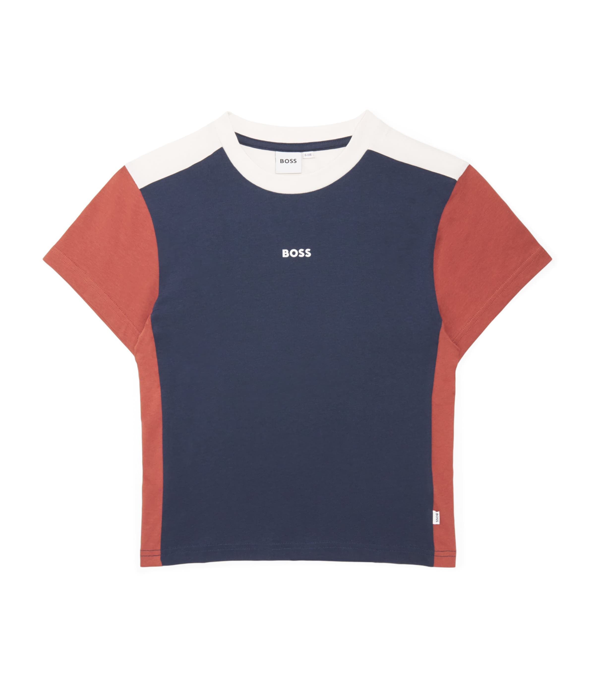 BOSS Kidswear Cotton Logo T-Shirt (4-16 Years) Navy