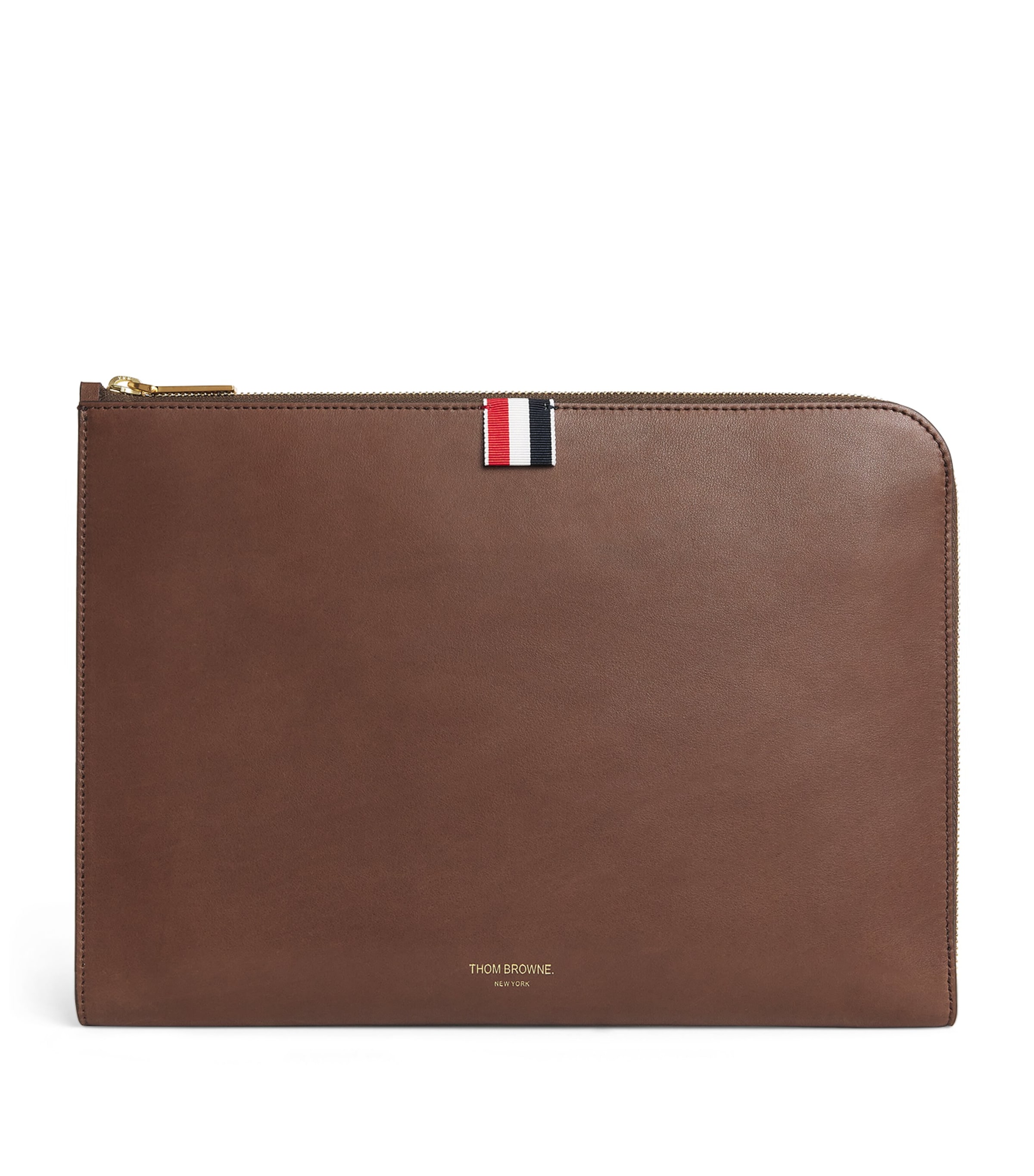 Medium Leather Gusset Folio Bag