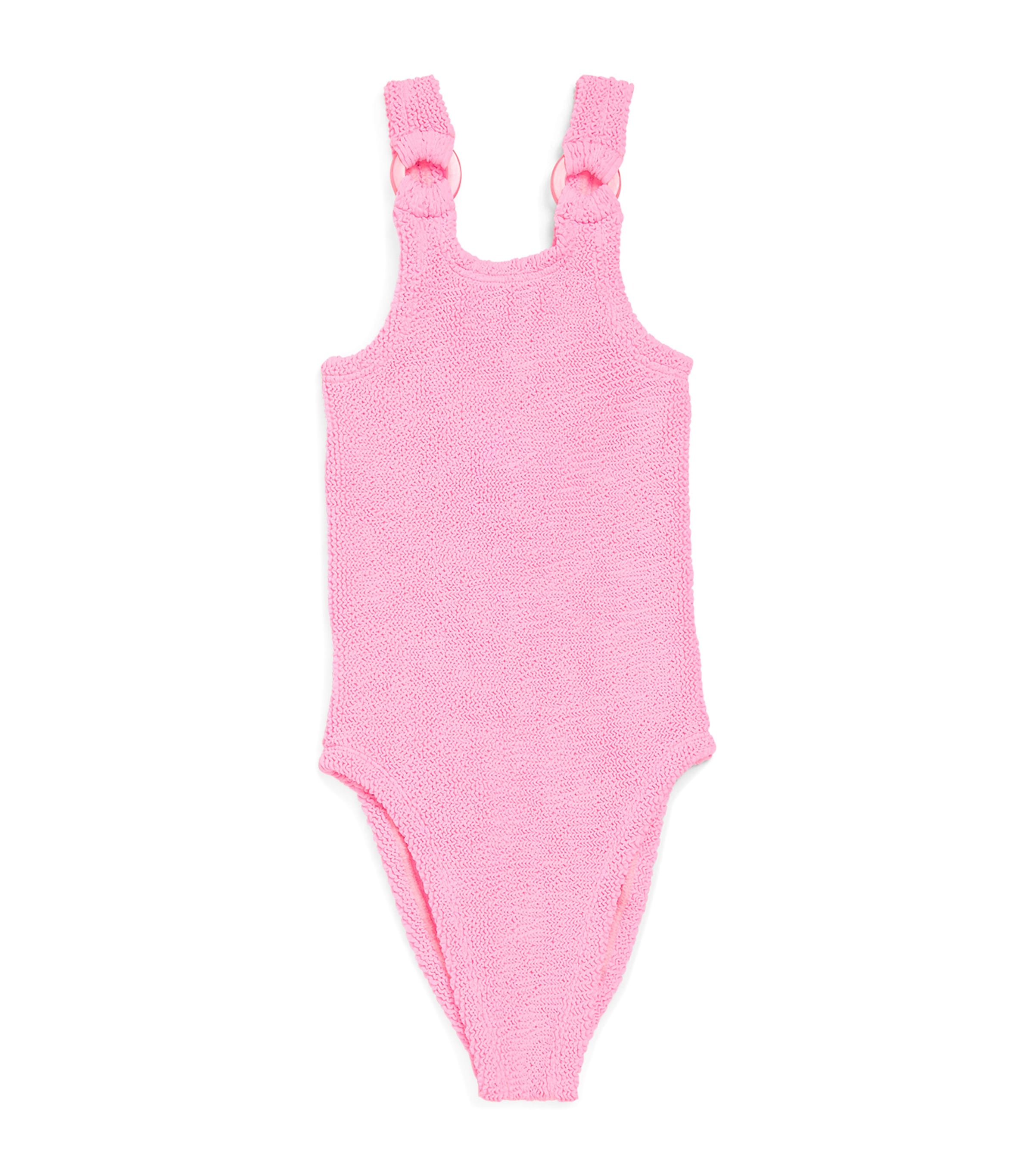 Crinkled Domino Swimsuit (7-12 Years)