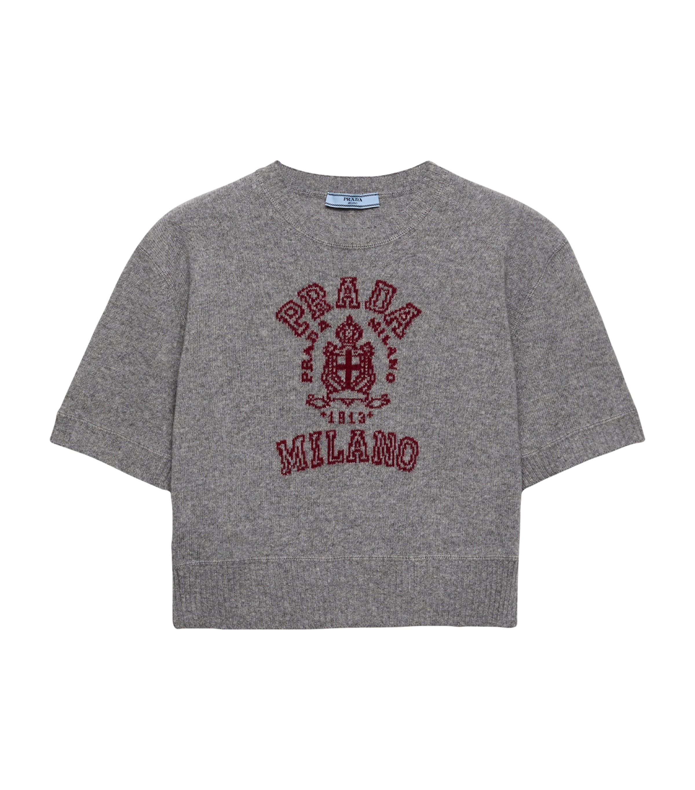 Wool-Cashmere Logo Sweater