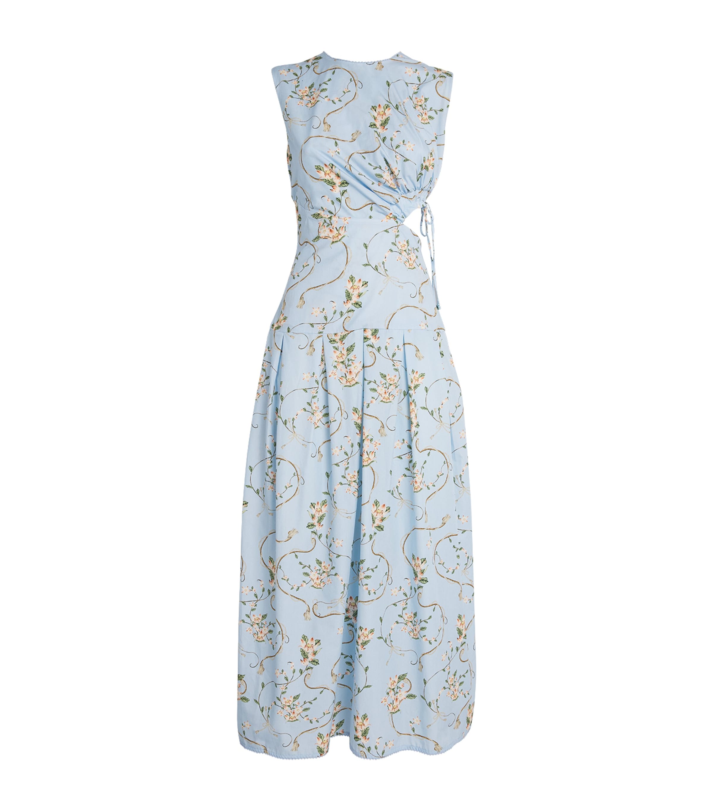 Agua By Agua Bendita Womens Cotton OtoNo Navegante Midi Dress