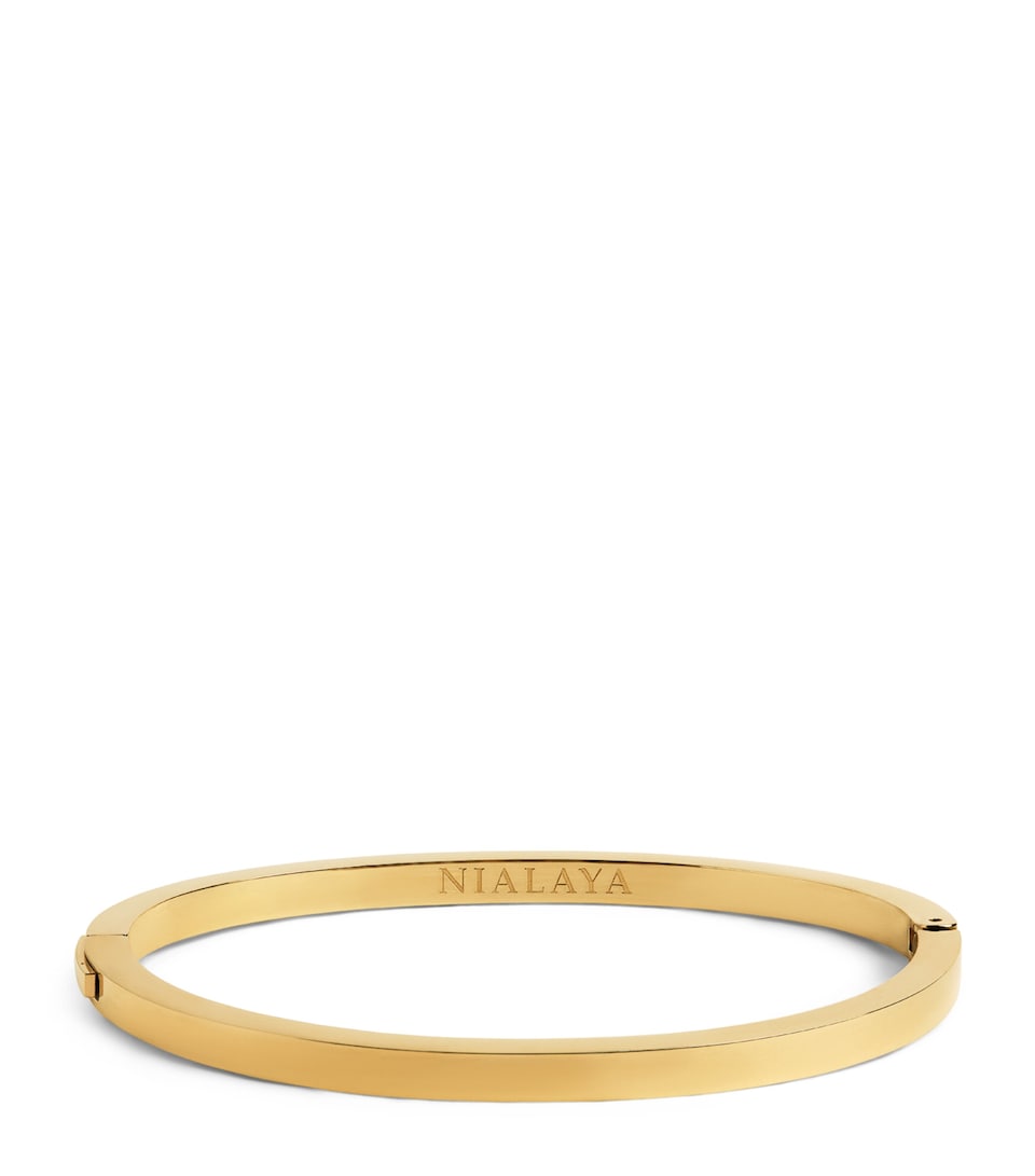 Gold-Plated Simplicity Bangle