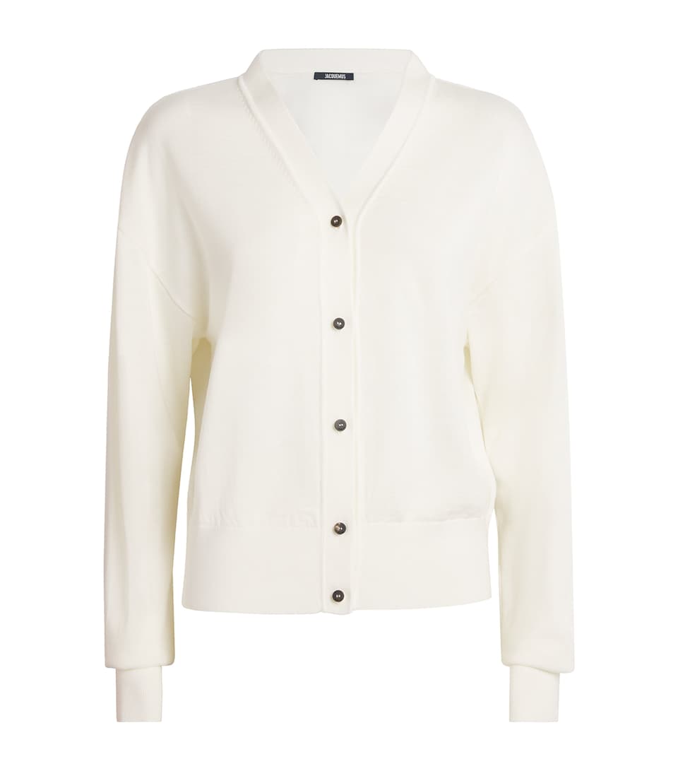 Merino-Blend Brode Cardigan