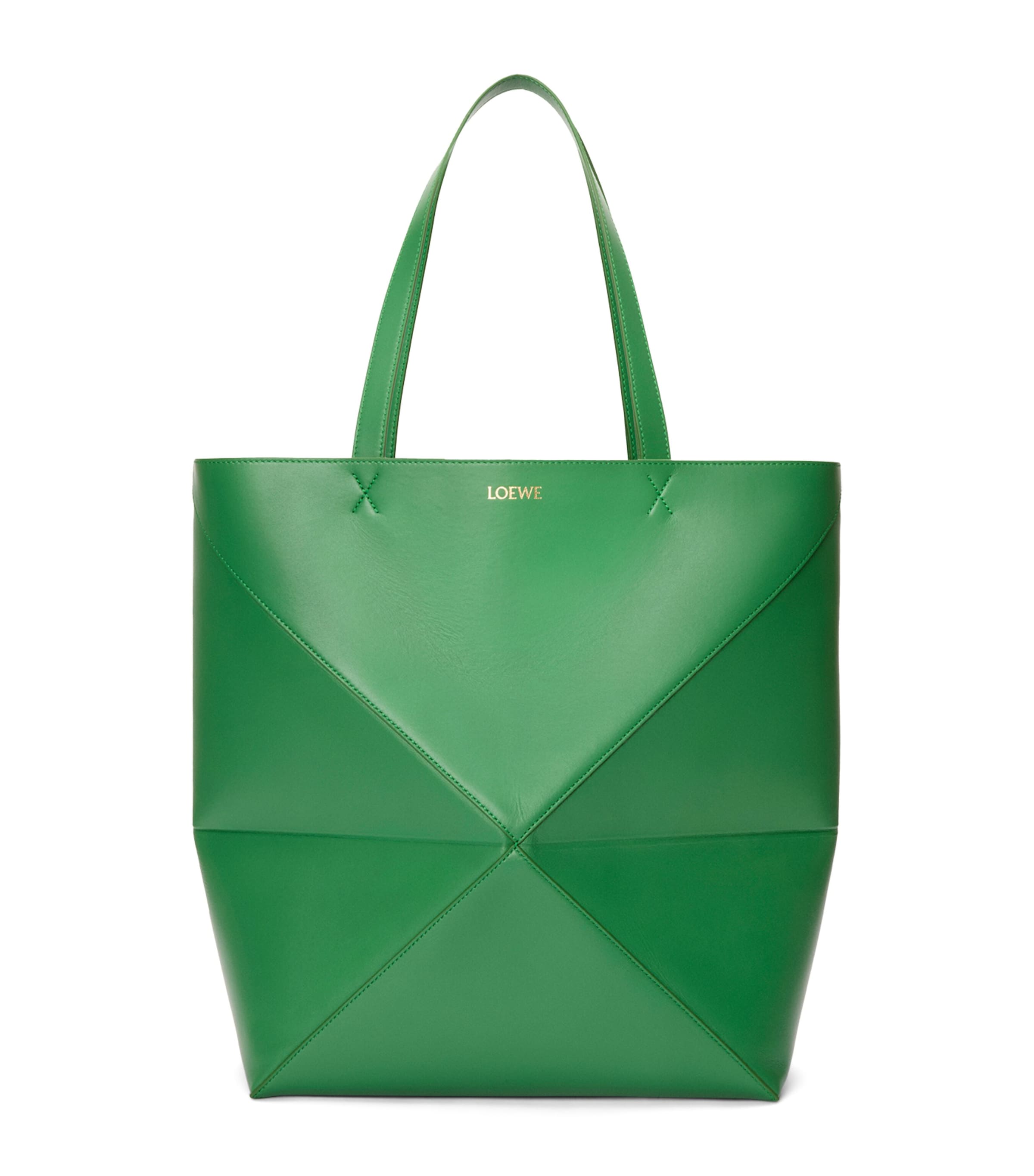 LOEWE Medium Leather Puzzle Fold Tote Bag | Harrods US