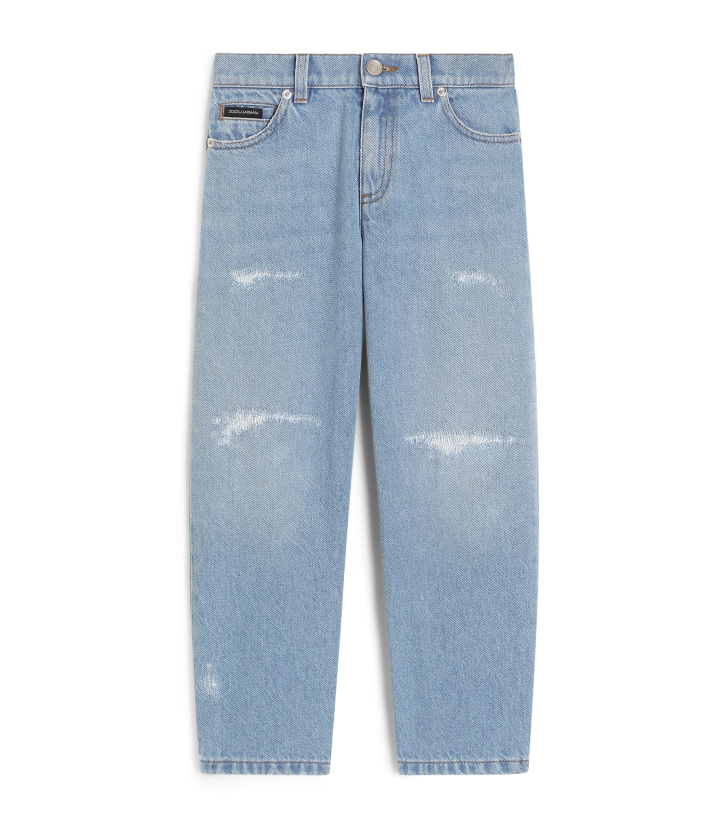 Dolce&Gabbana Kids Distressed Dad Jeans (8-14 Years) Combined Colou