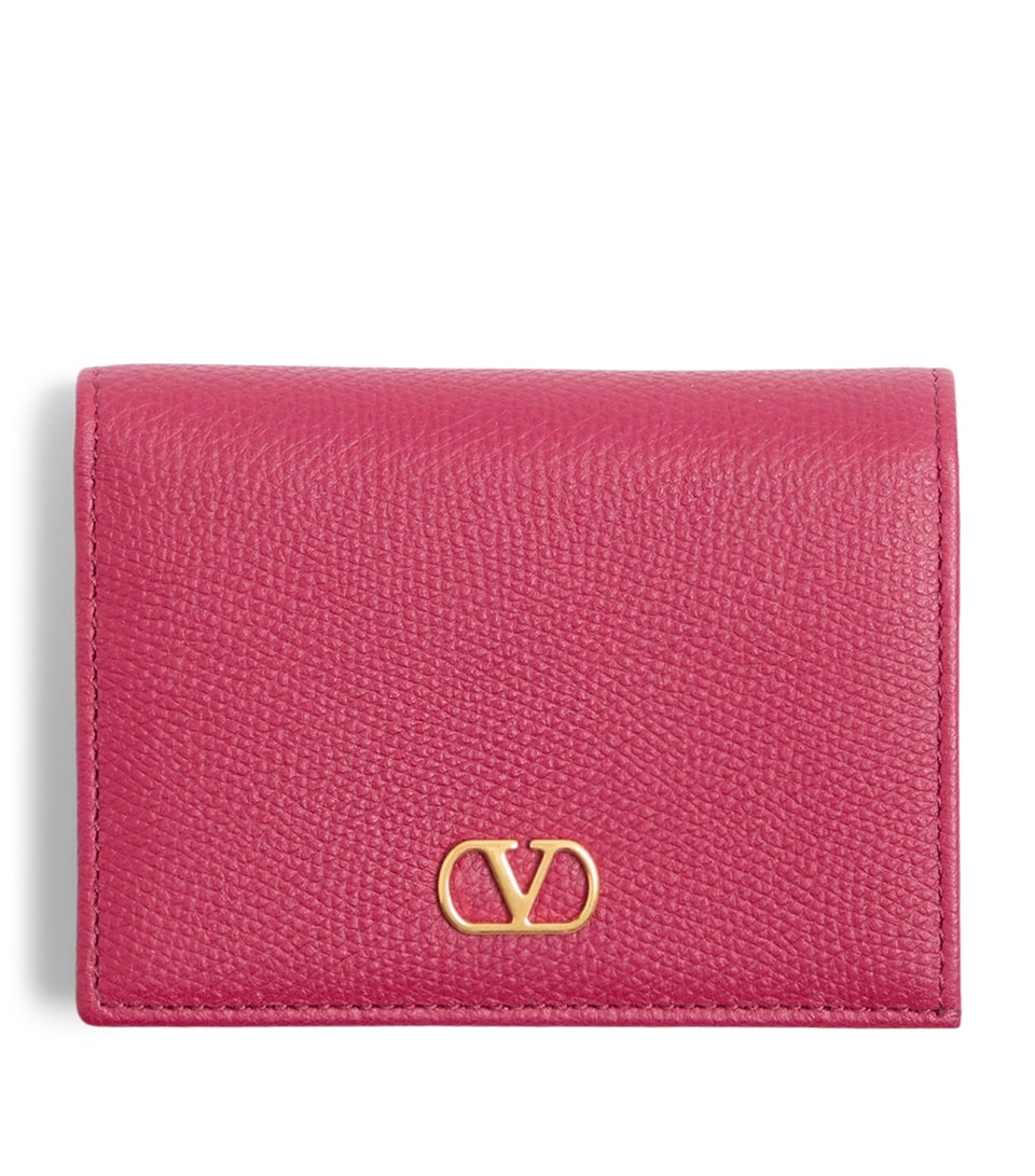 Valentino Garavani Leather French Flap Wallet