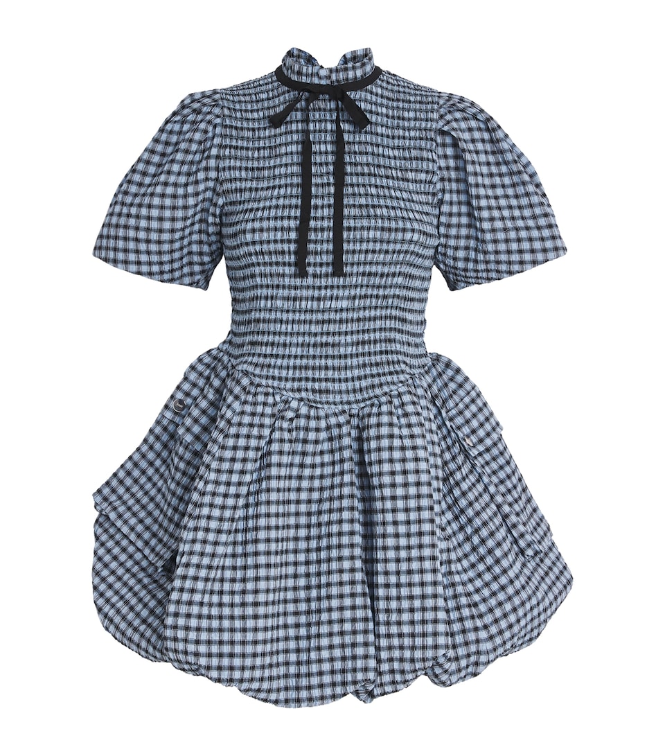 Check Mini Dress