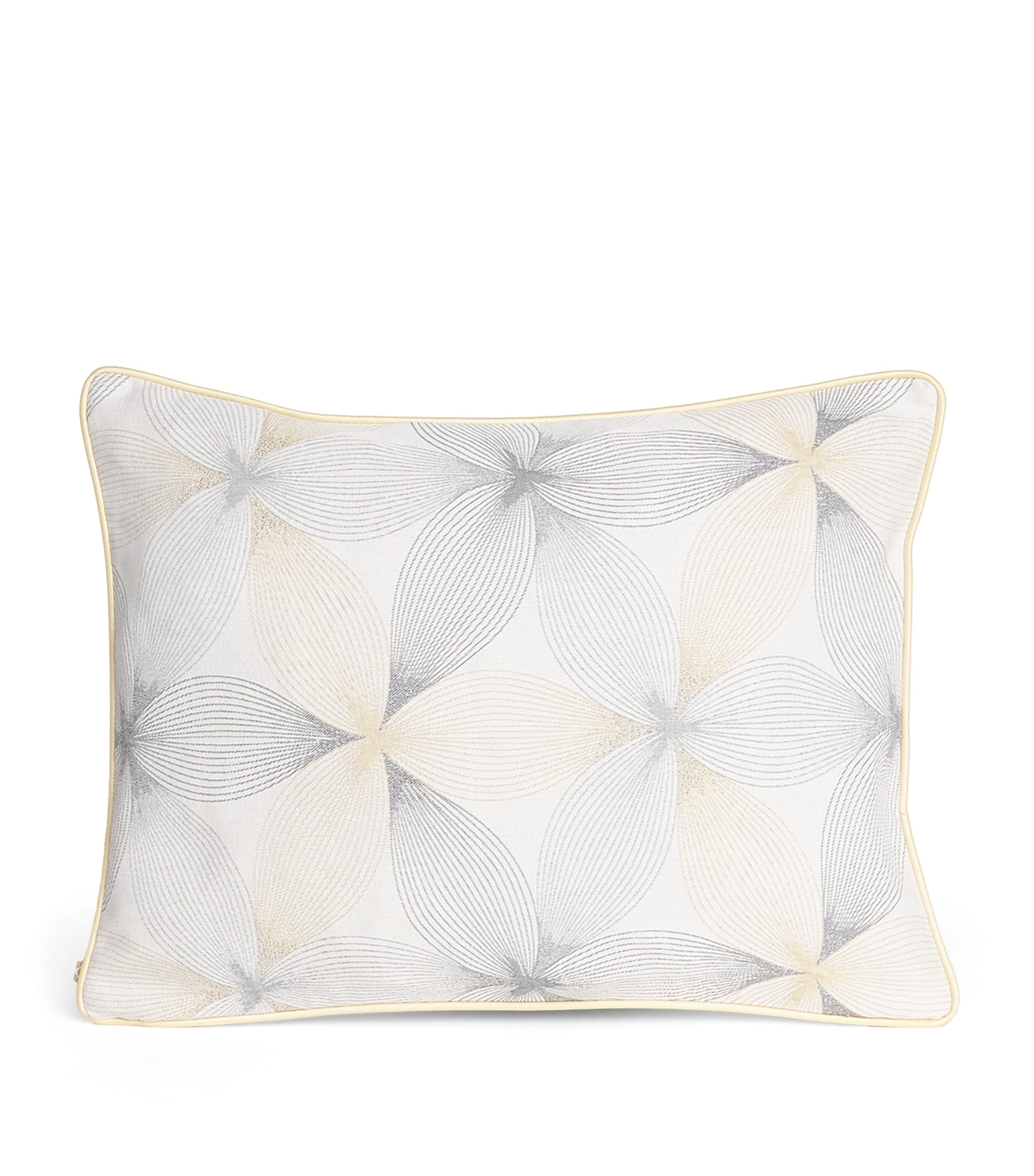 Celso De Lemos Egyptian Cotton-Blend Stars Boudoir Pillowcase (30cm x 40cm) Nacre