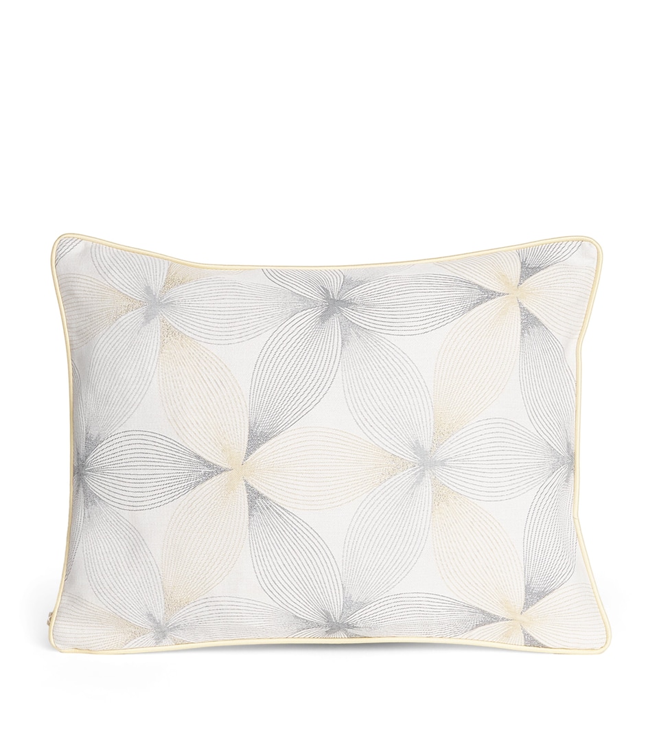 Celso De Lemos Egyptian Cotton-Blend Stars Boudoir Pillowcase (30cm x 40cm) Nacre