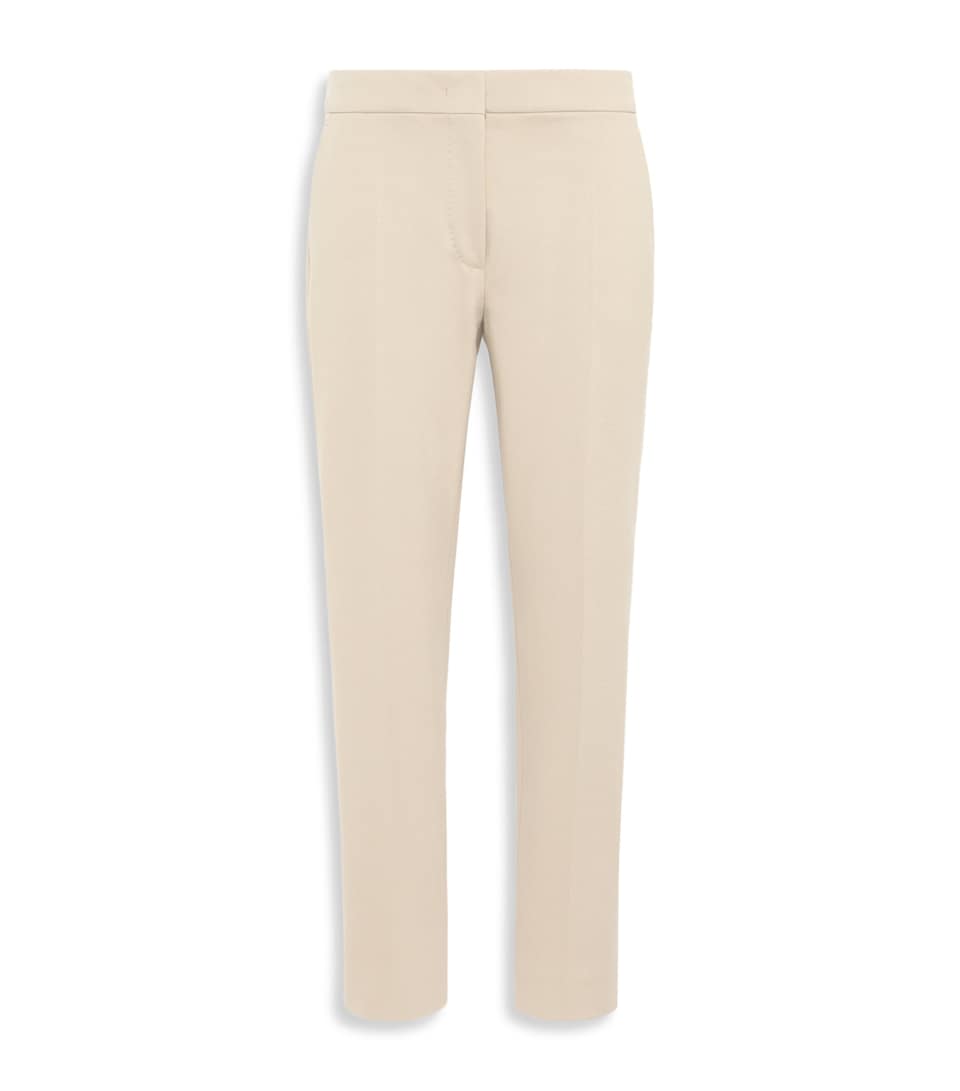 Max Mara Womens Jersey Tailored Trousers Stone