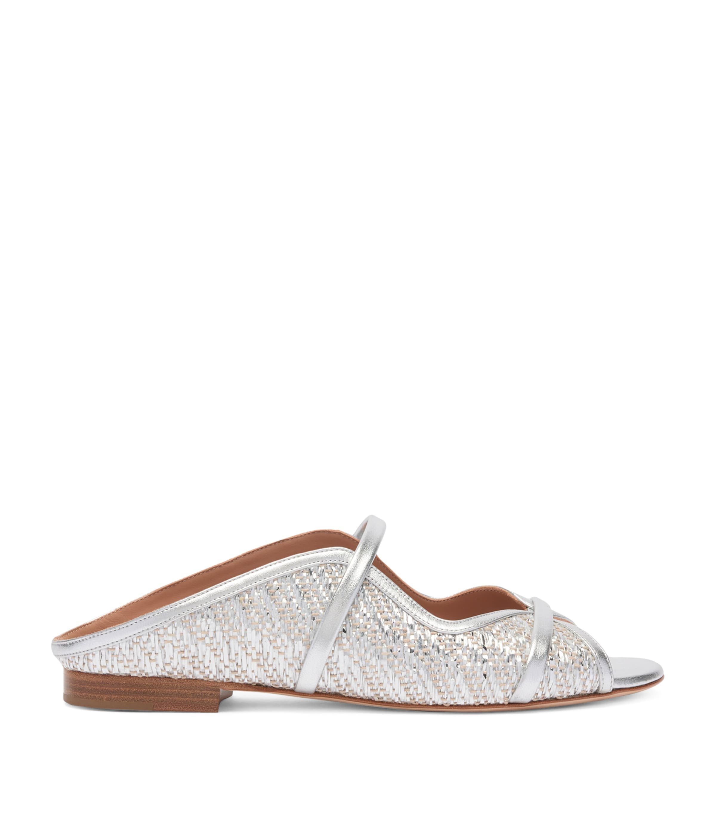 Metallic Raffia Norah Sandals