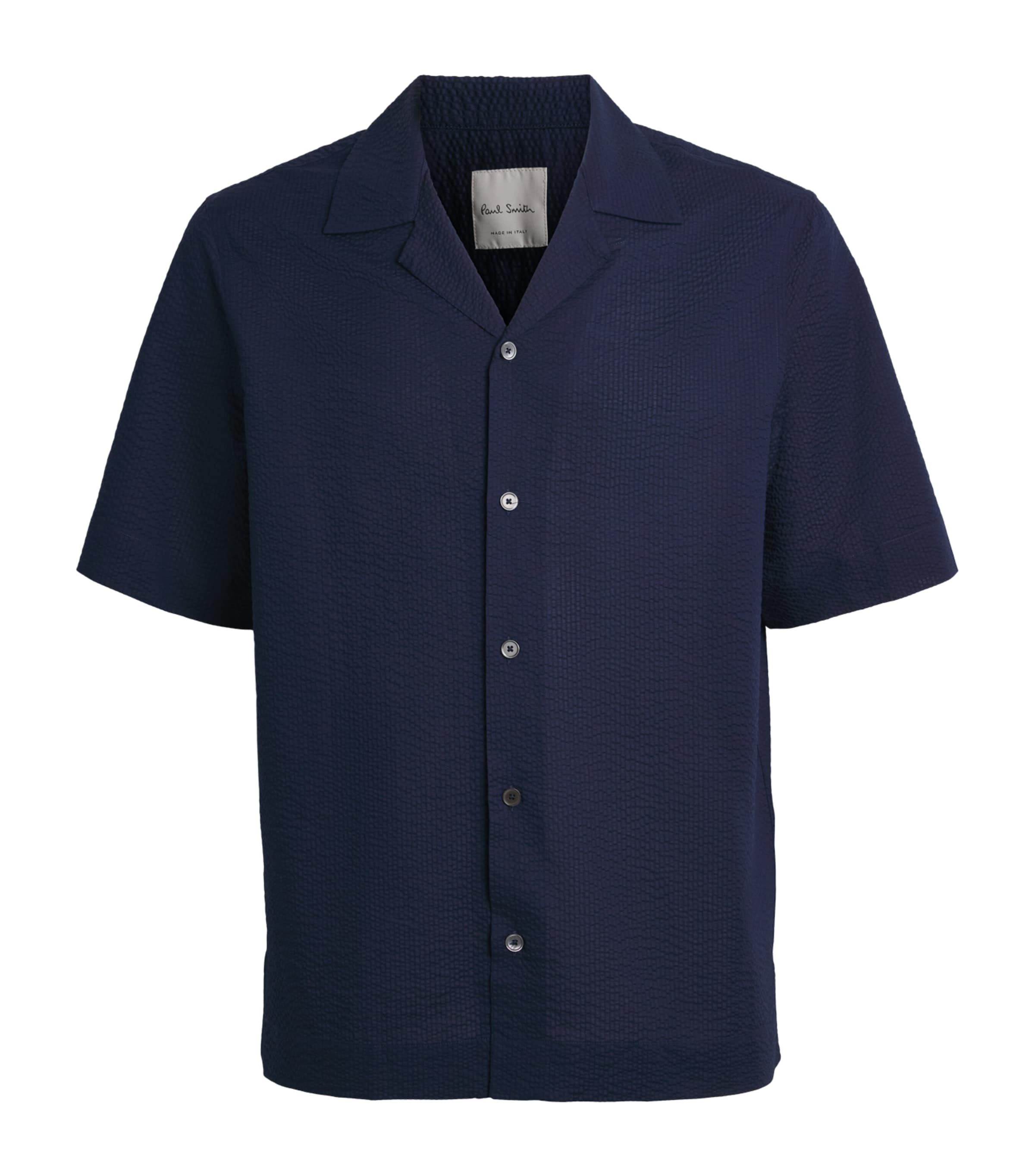 Paul Smith Mens Cotton Seersucker Shirt