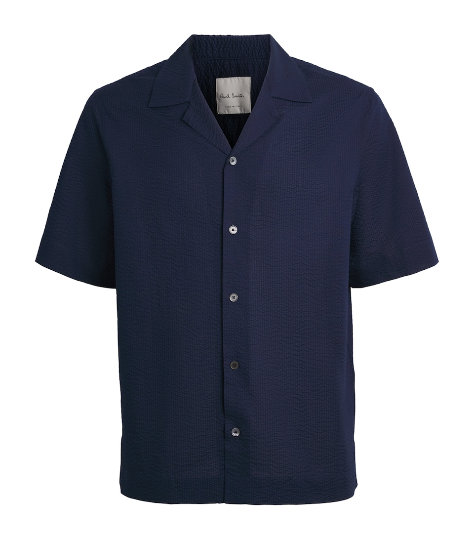 Paul Smith Mens Cotton Seersucker Shirt