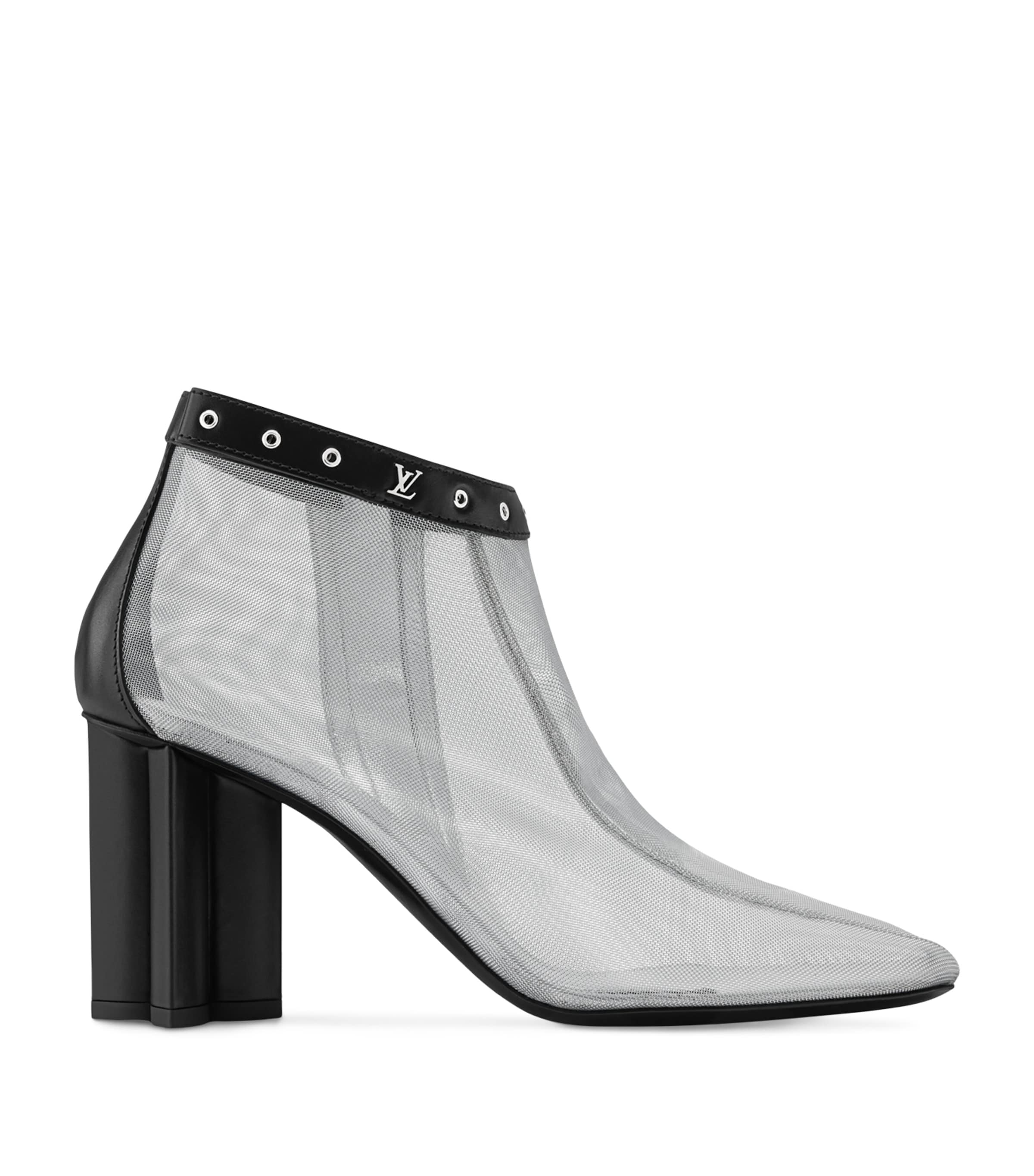 Mesh Silhouette Ankle Boots 80
