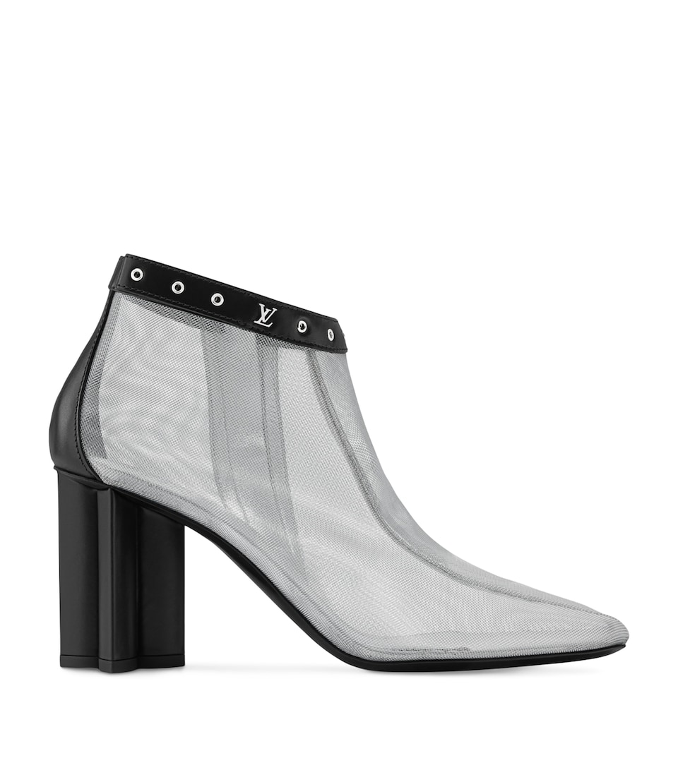 Mesh Silhouette Ankle Boots 80