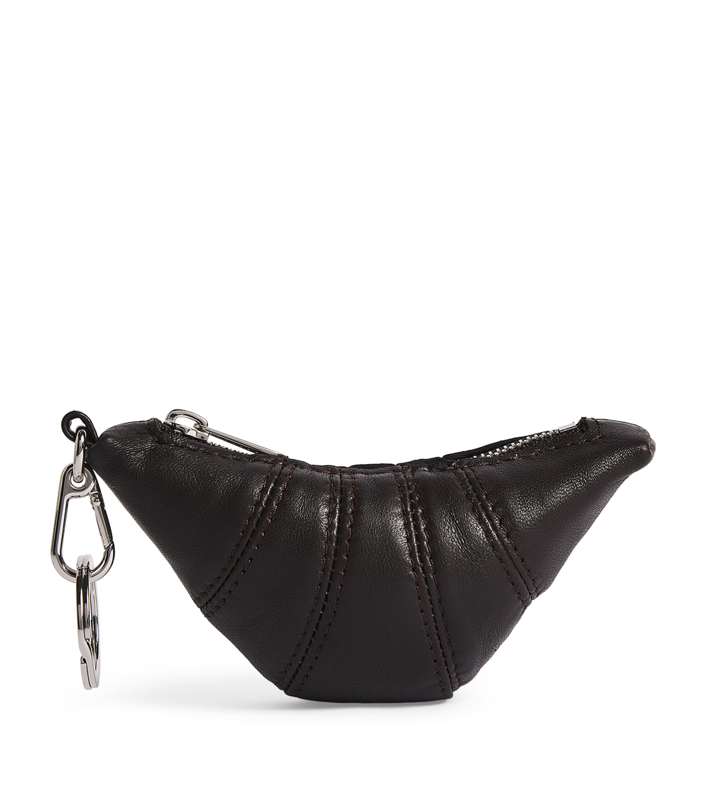 Nappa Leather Croissant Keyring