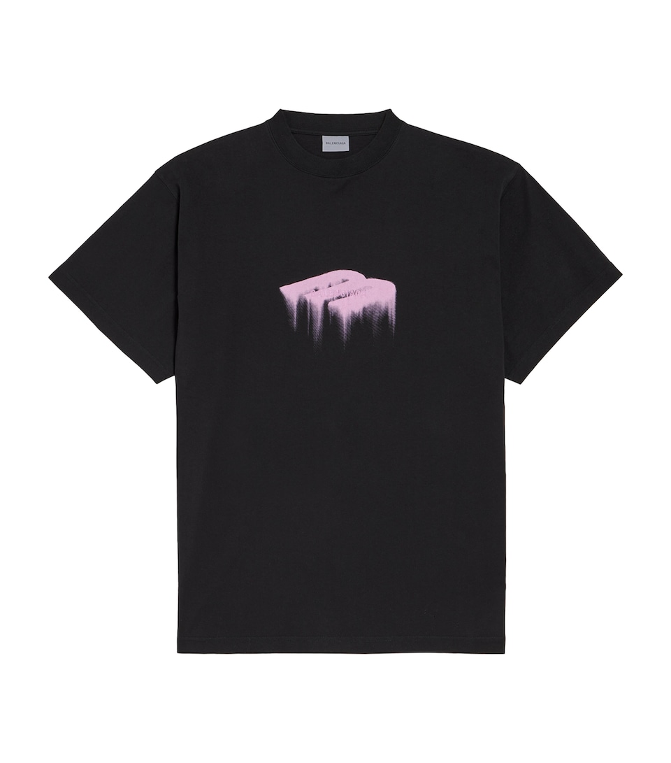 Balenciaga Mens Wet Brush Oversized T-Shirt