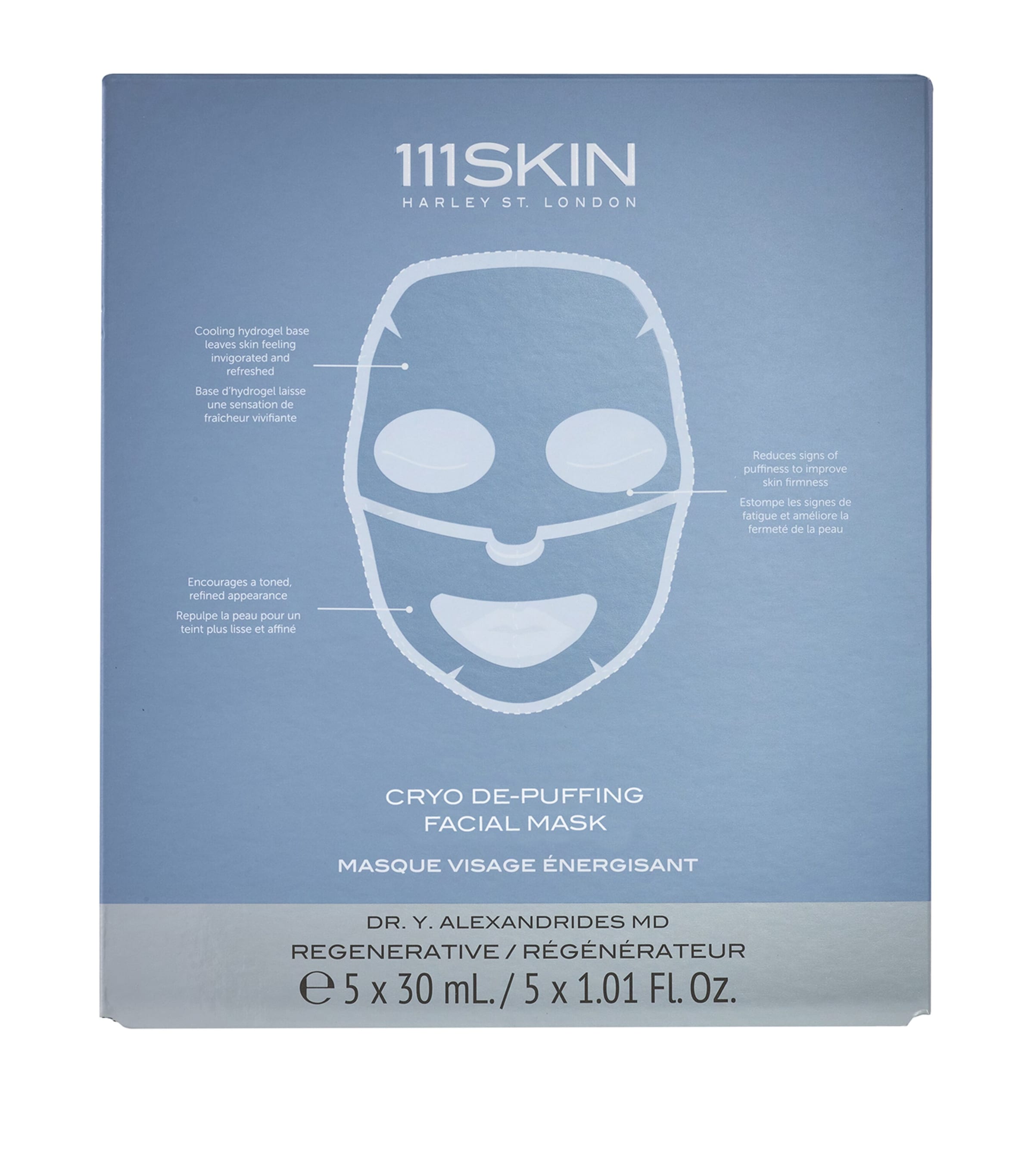 111Skin Cryo De-Puffing Facial Mask (5 x 30ml)