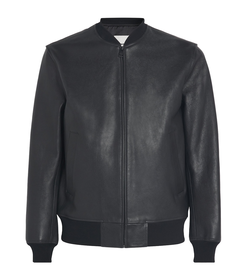 Leather Bomber Jacket