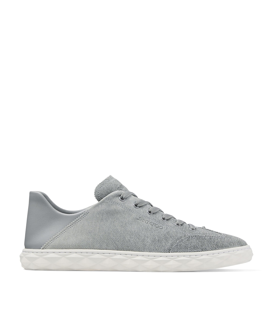 Suede-Leather Diamond Light Flex F Sneakers