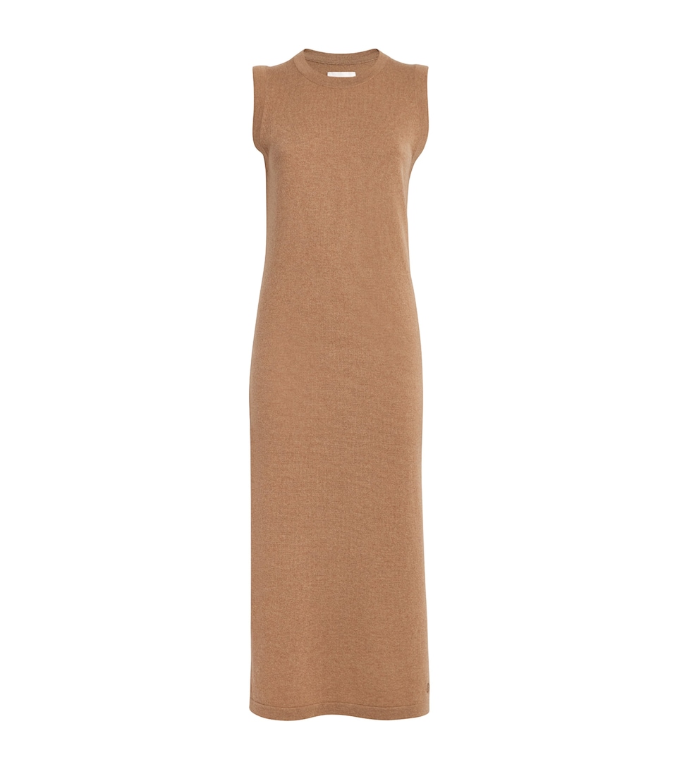 Cashmere Sleeveless Midi Dress