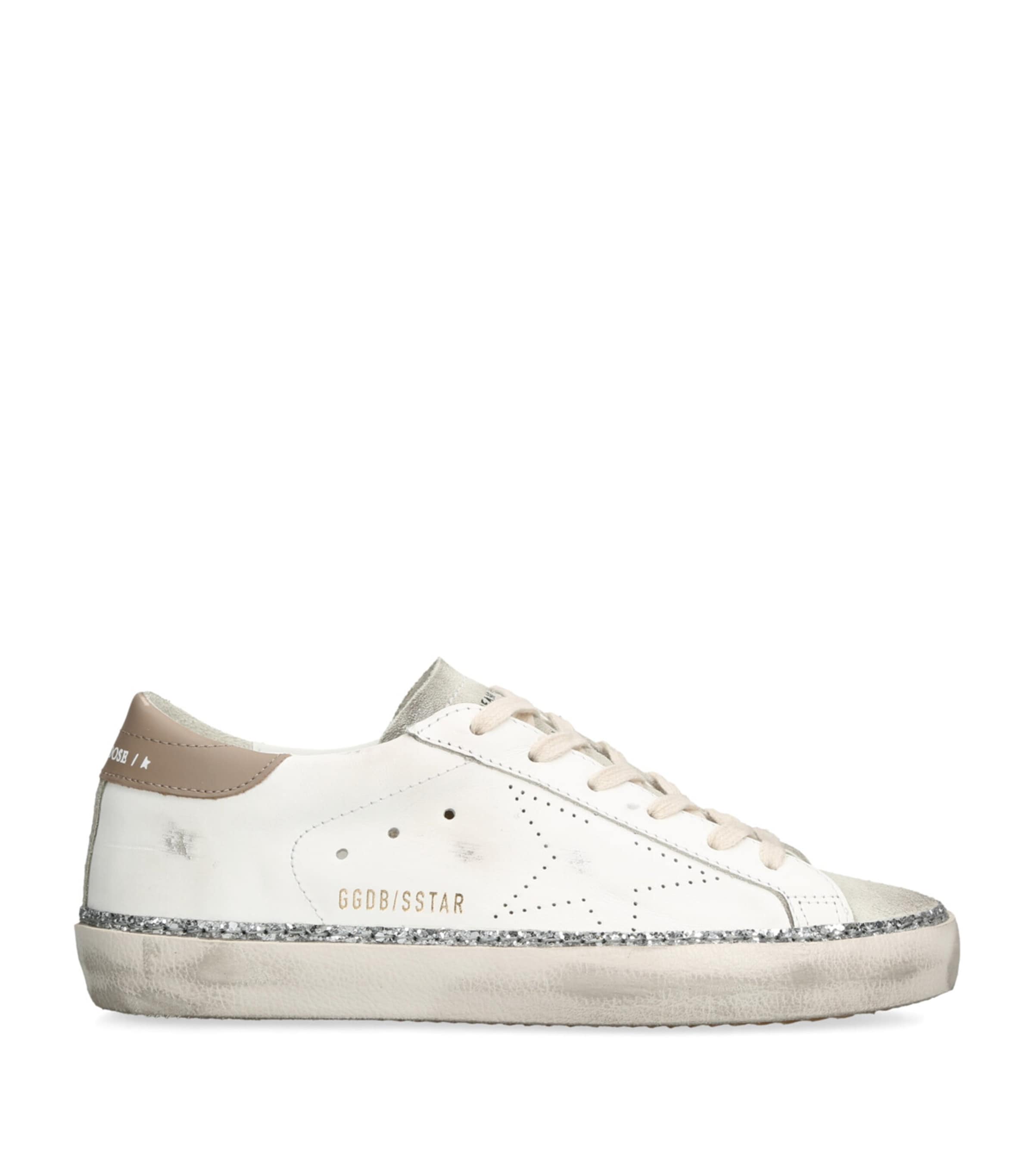 スニーカー Golden Goose Beige Superstar Leather Sneakers Golden Goose Leather Superstar Sneakers | Harrods US