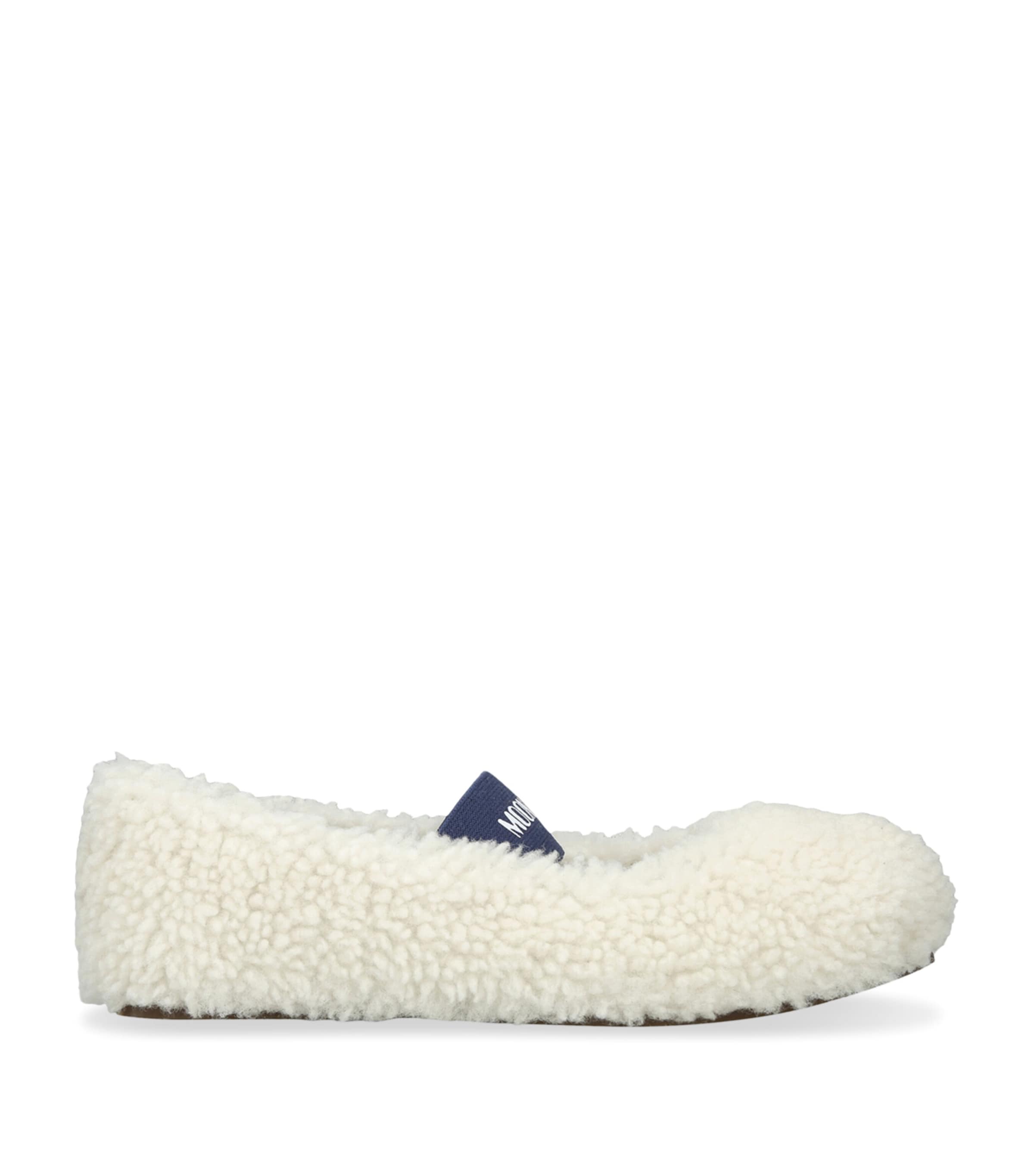 Shearling Ballet Flats