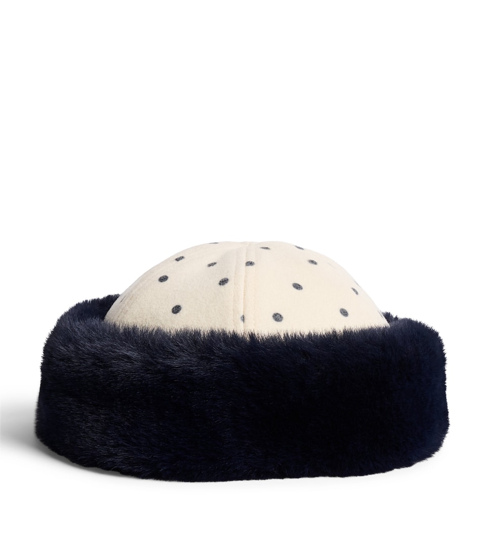 KONGES SLOJD Polka-Dot Porsia Hat Dot Lumiere