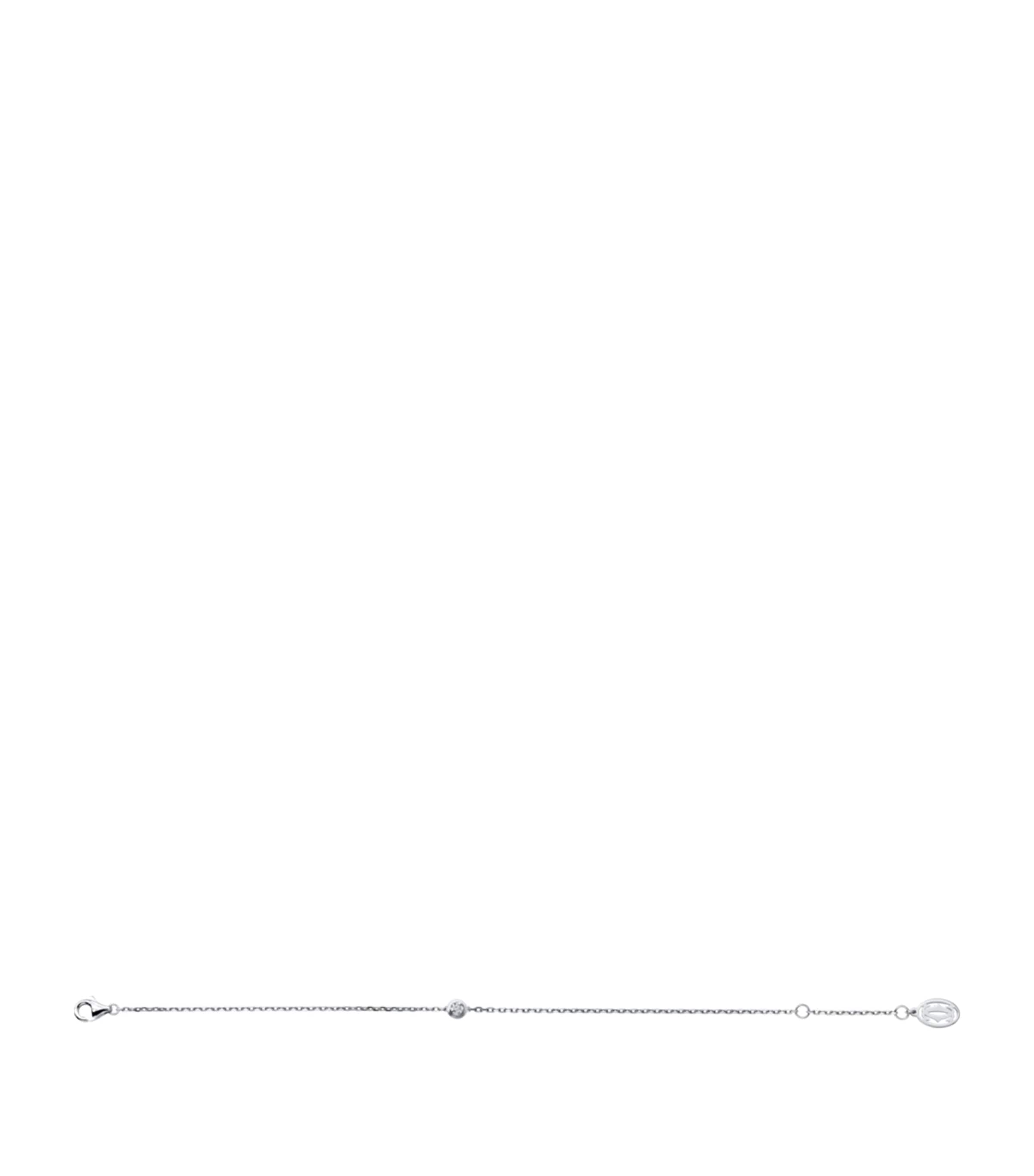 Cartier White Gold and Diamond Cartier d'Amour Bracelet White Gold