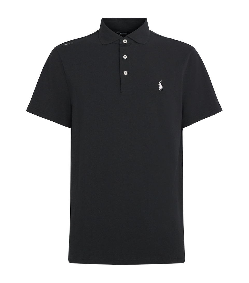 RLX Ralph Lauren Mens Polo Pony Polo Shirt Polo Black