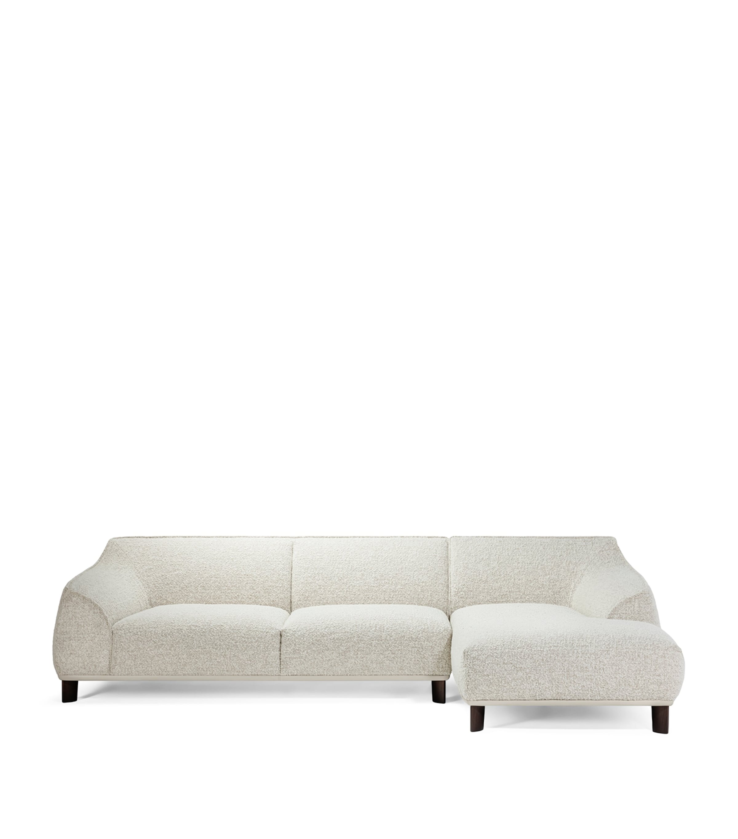 Poltrona Frau Archibald 3-Seater Sofa System Zahara Loom White