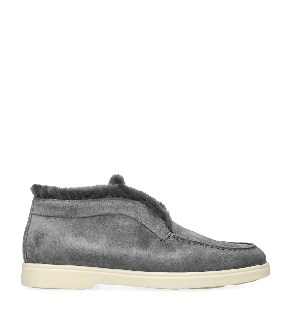 Suede Fortune Ankle Boots
