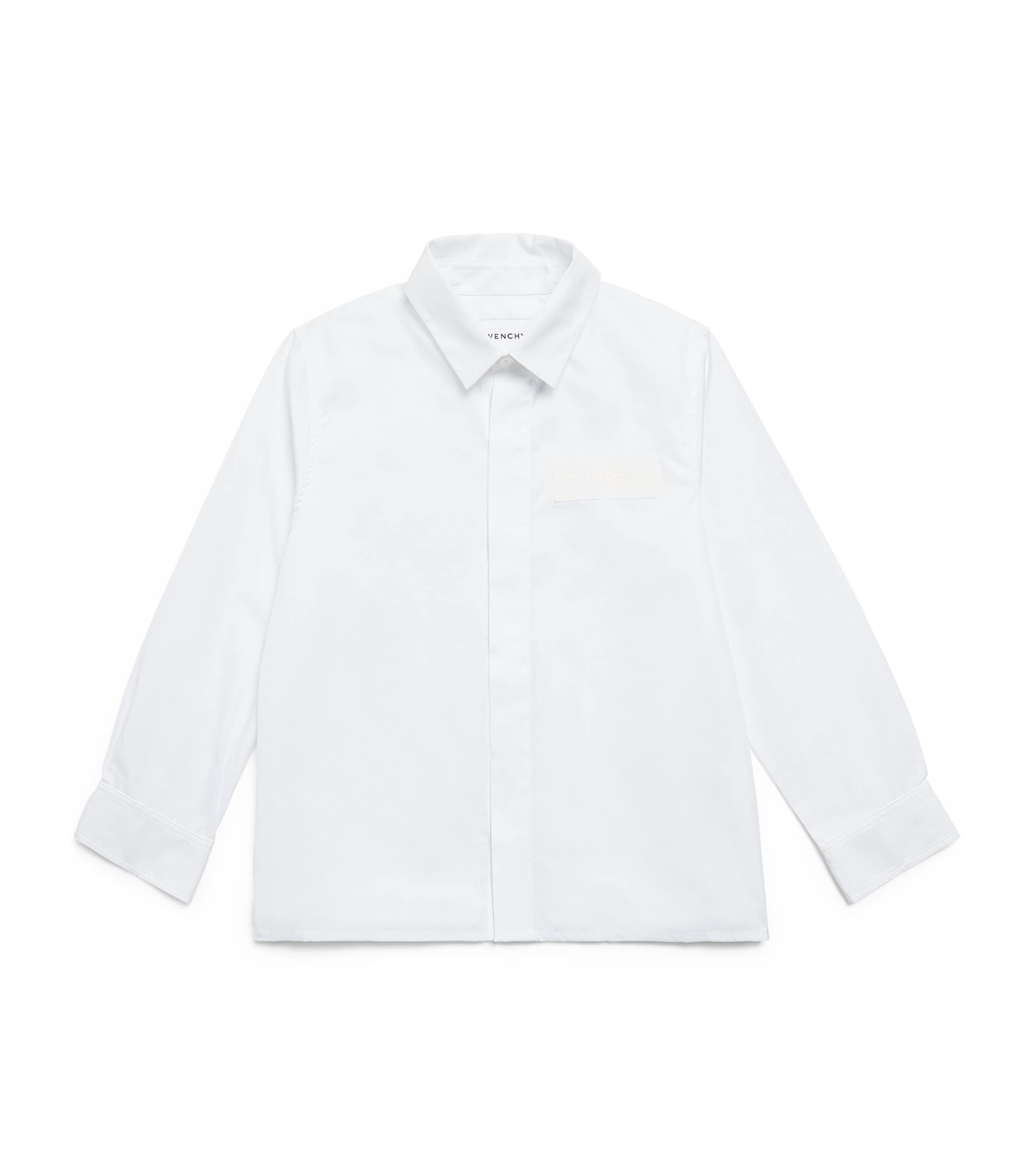 Givenchy Kids Cotton Logo Patch Shirt (4-12+ Years)