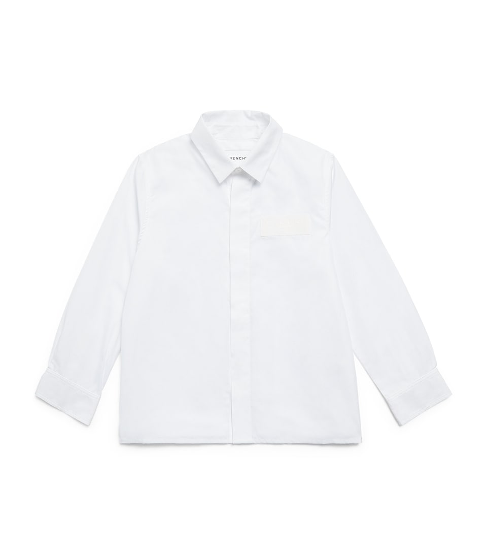 Givenchy Kids Cotton Logo Patch Shirt (4-12+ Years)
