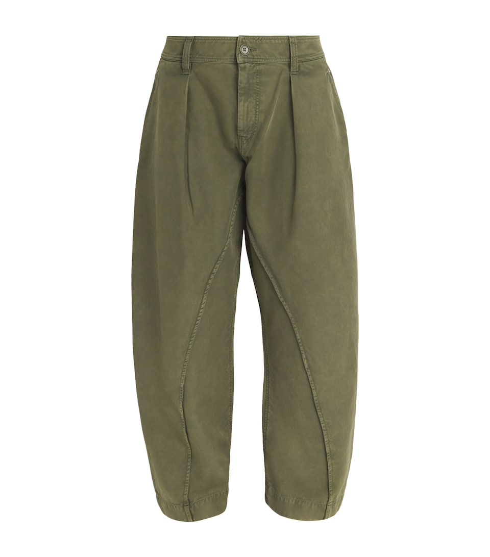 Cotton Twisted Seam Trousers