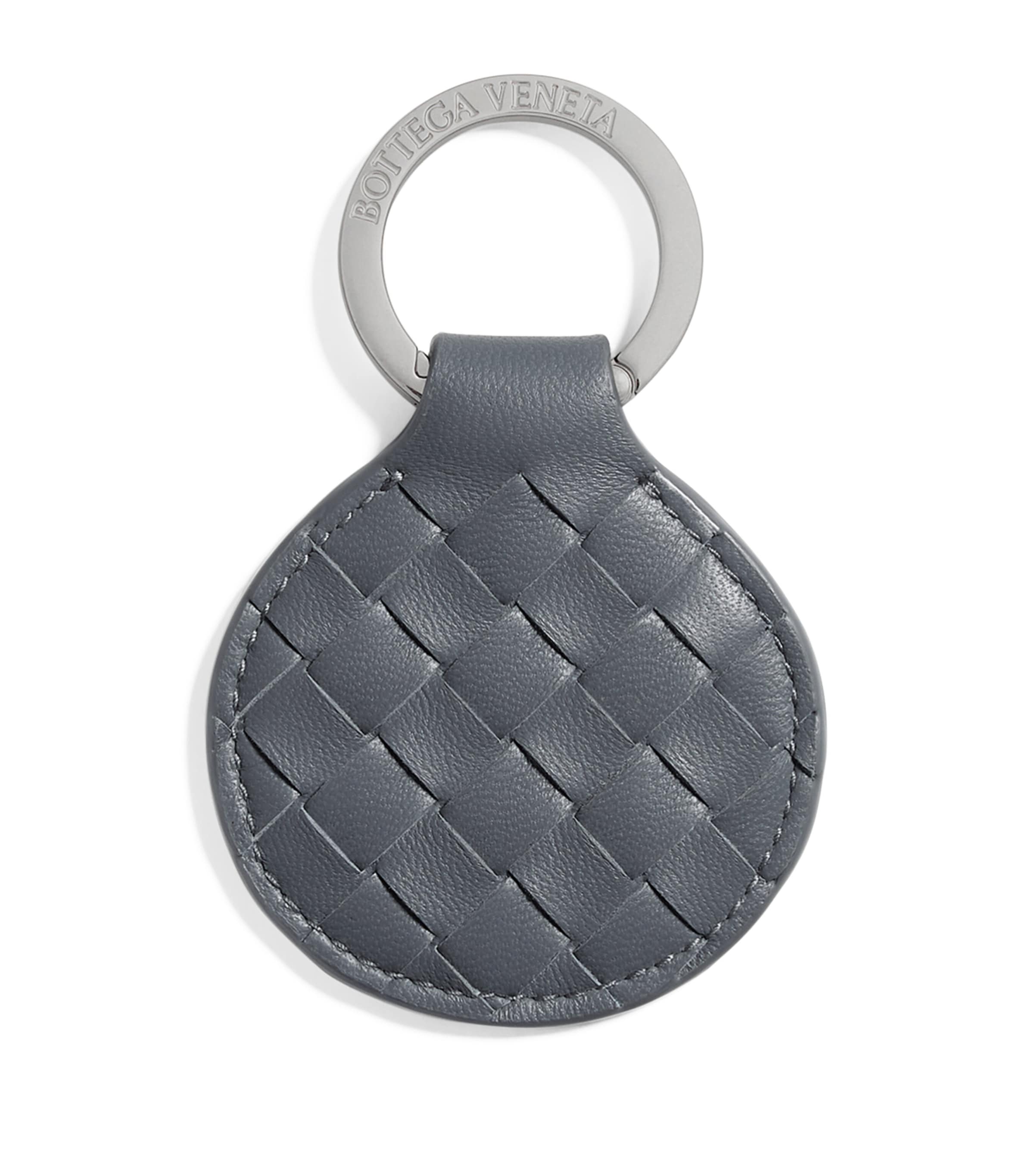 Bottega Veneta Leather Intrecciato Piccolo Keyring