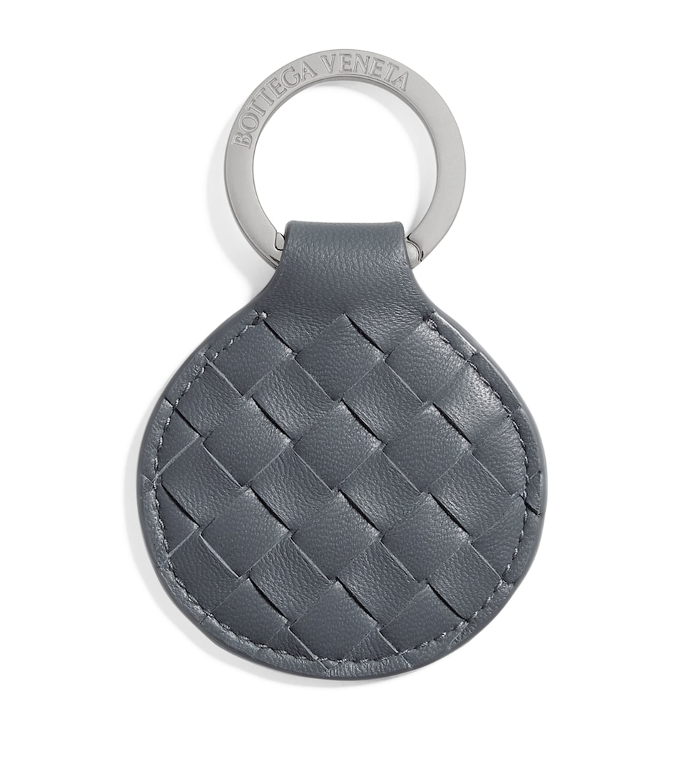 Bottega Veneta Leather Intrecciato Piccolo Keyring