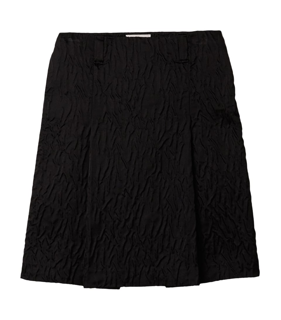 Miu Miu Womens Cloqué Duchesse Mini Skirt