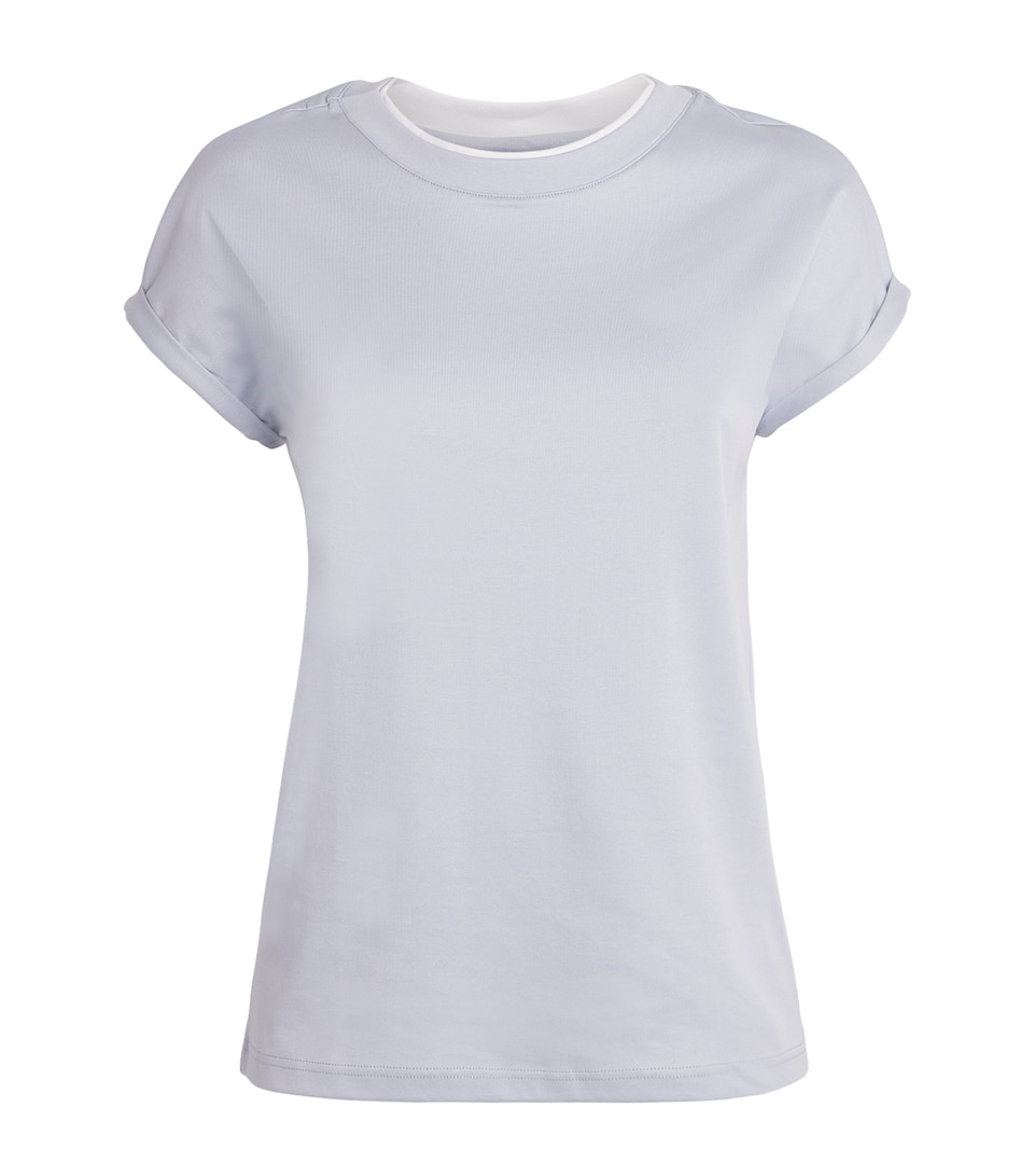 Eleventy Womens Cotton T-Shirt Nuvola, Bianco