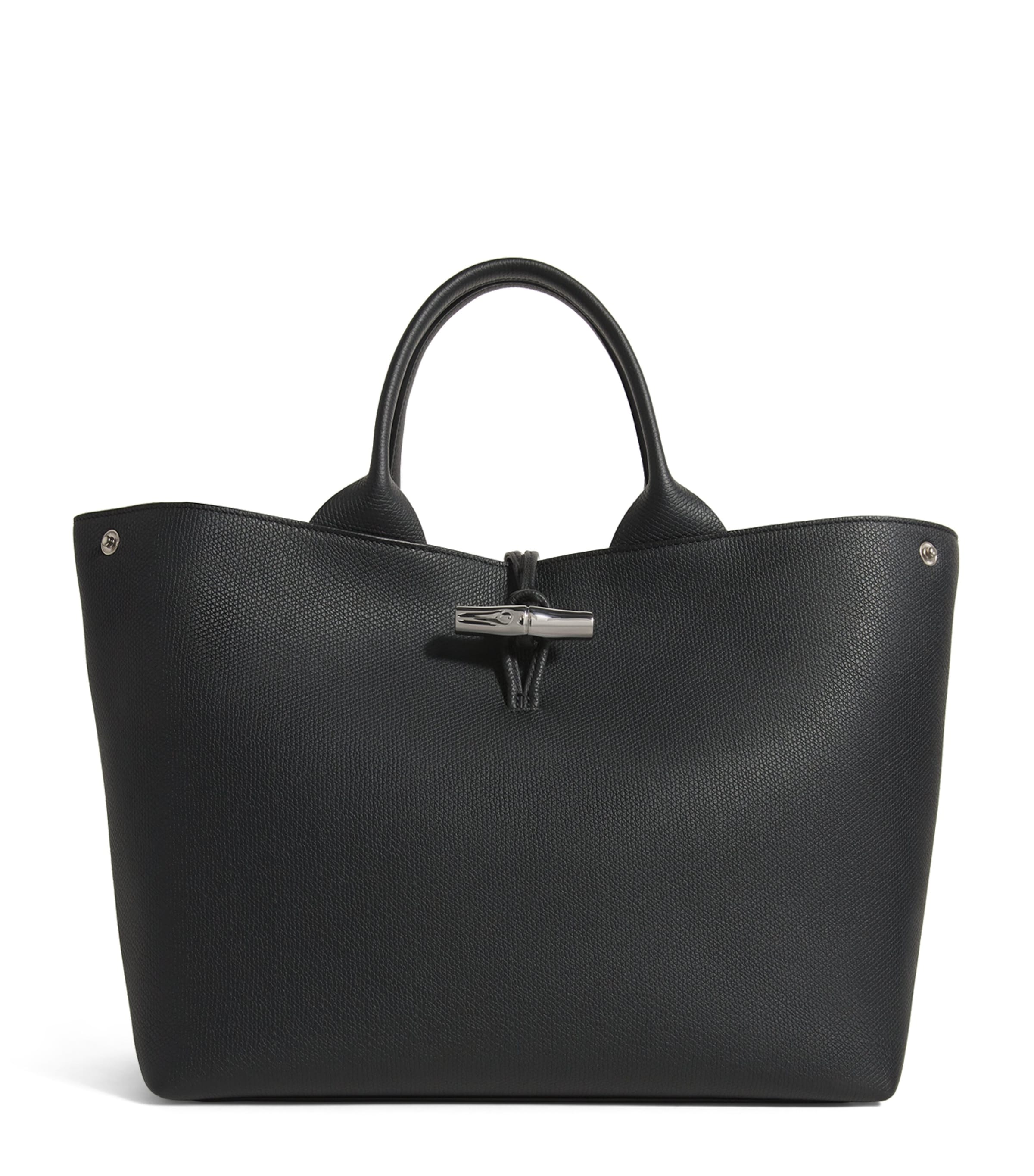 【関税送料無料】JIL SANDER black leather goji top handle bag Jil Sander Leather Goji Top-Handle Bag | Harrods US
