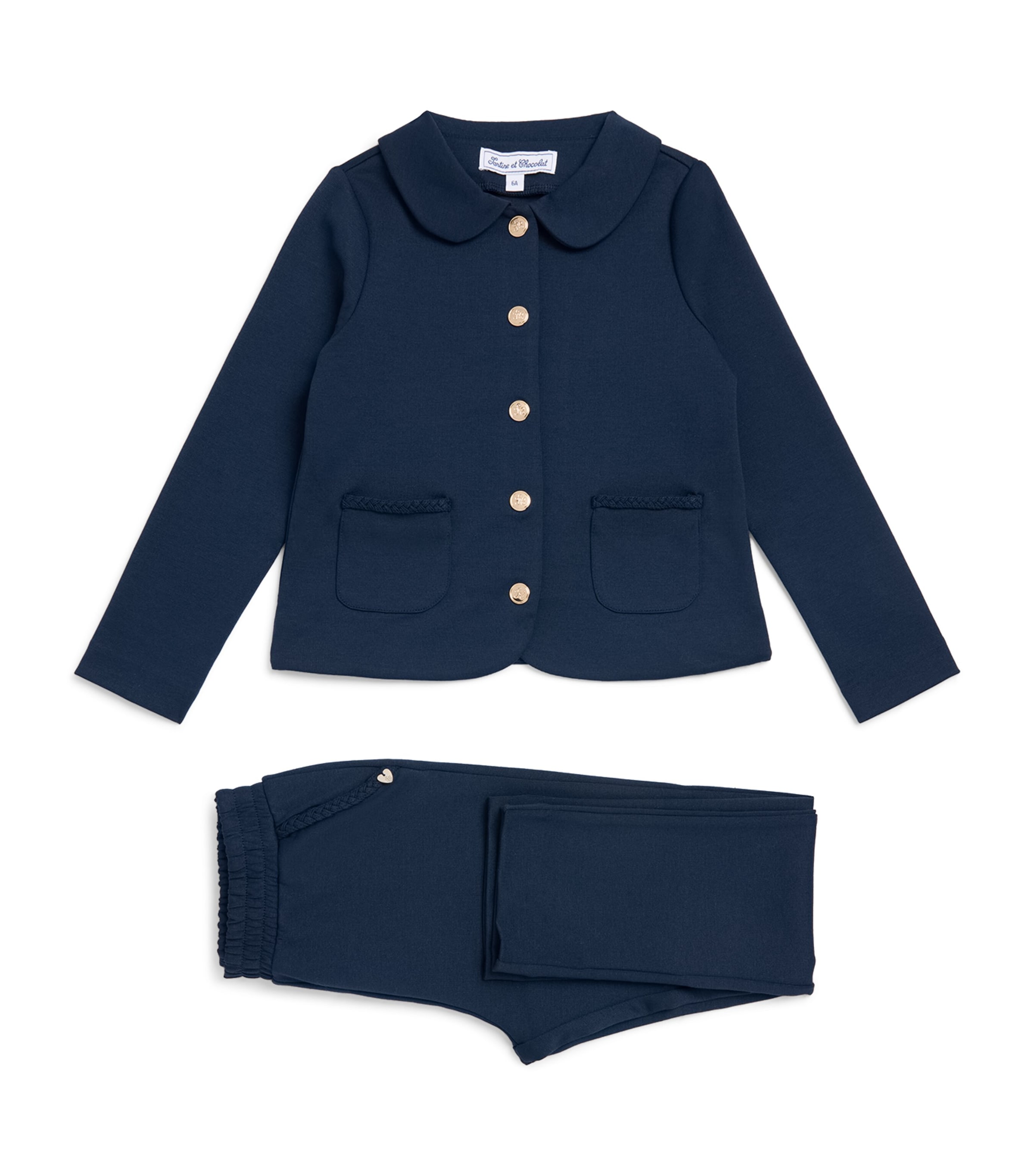 Tartine et Chocolat Buttoned Top and Trousers Set (2-14 Years)