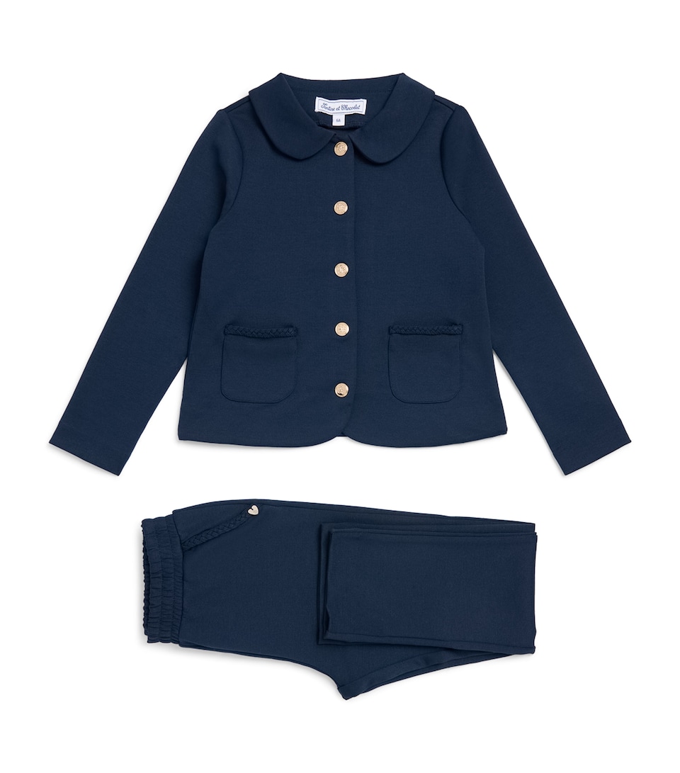 Tartine et Chocolat Buttoned Top and Trousers Set (2-14 Years)