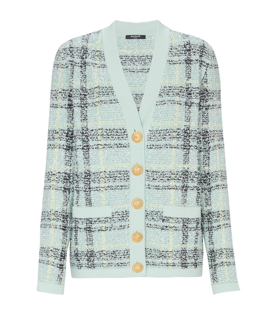 Tweed Sequin Cardigan